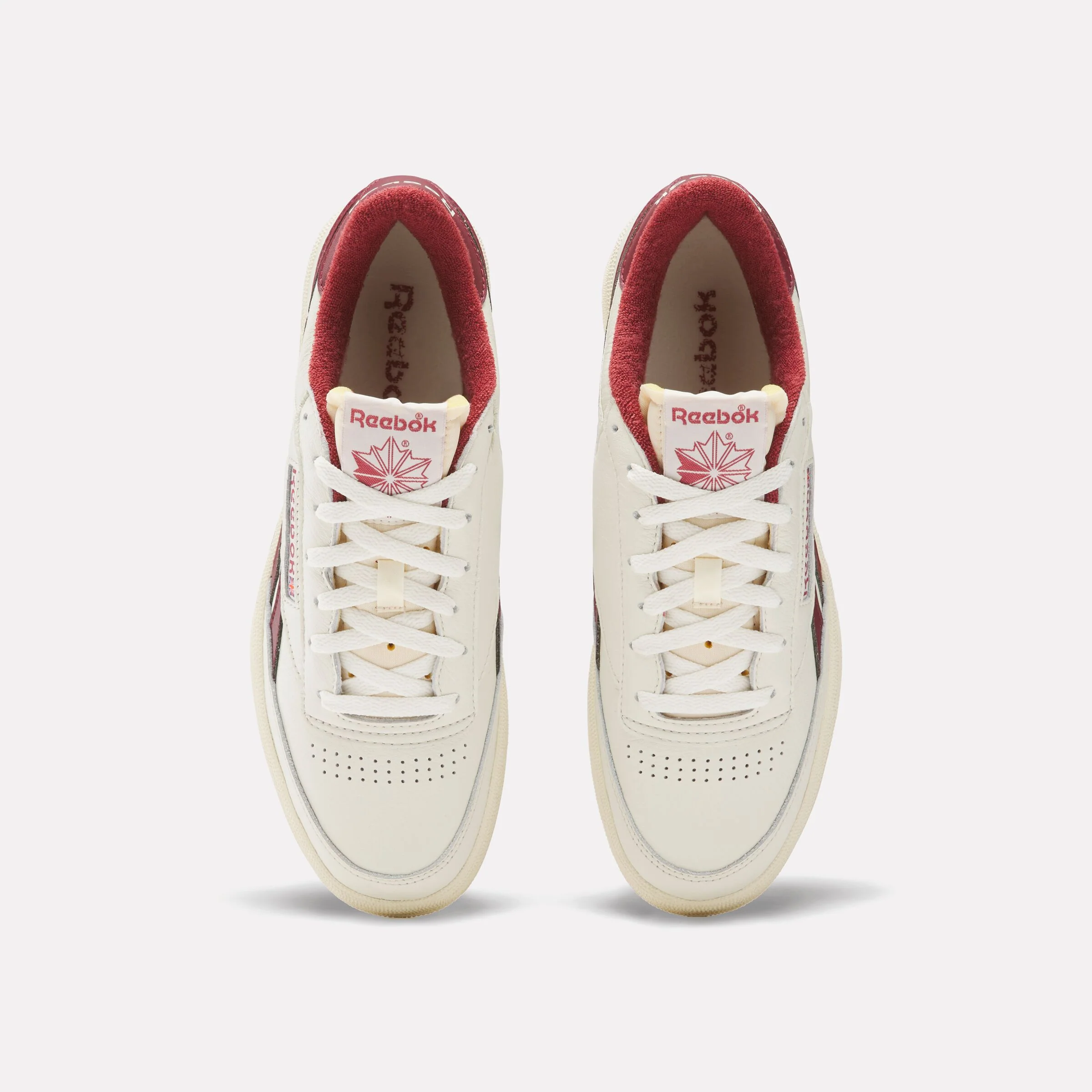 Club C Revenge Vintage Vntg Chalk/Paperwhite/Burgundy - Image 4