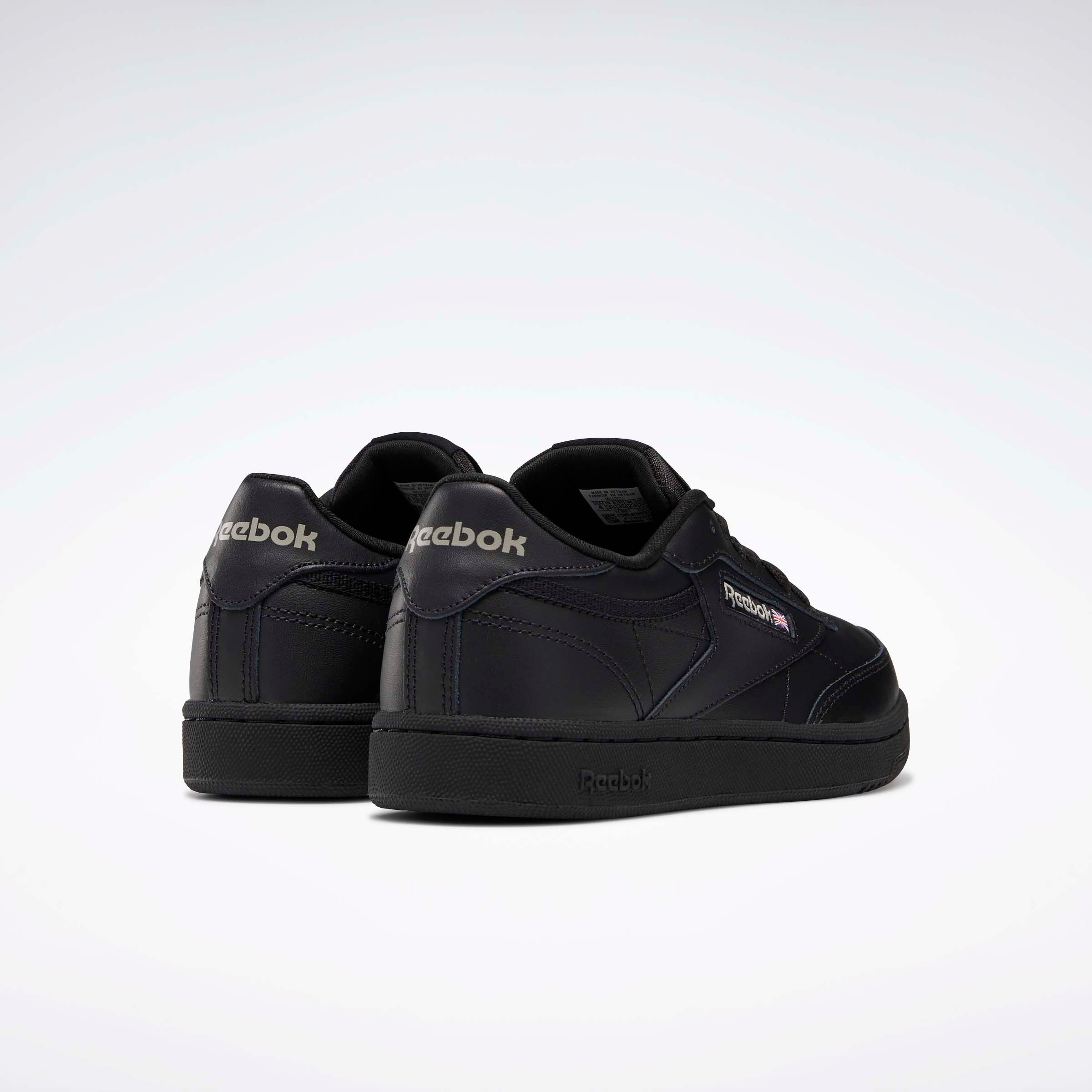 Club C Shoes - Grade School Black/Charcoal-Int - Image 3