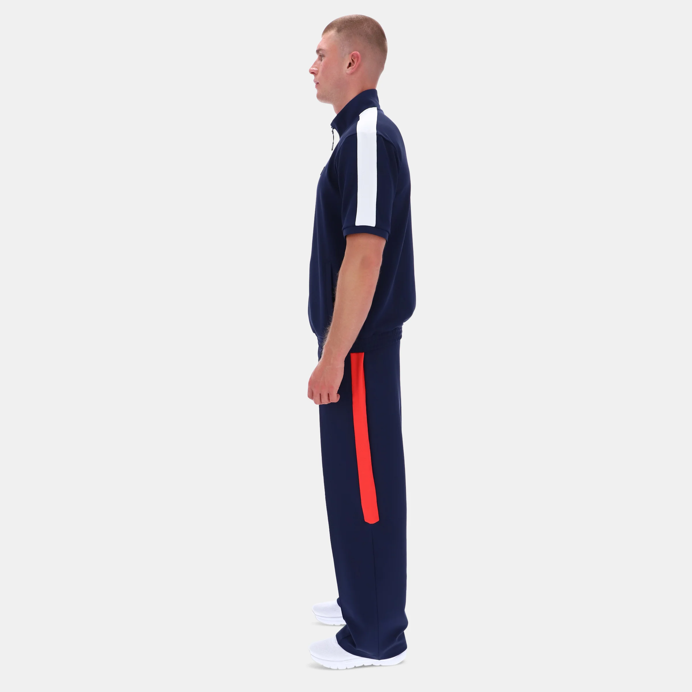 Colour Block Track Jogger Vector Navy - Image 6