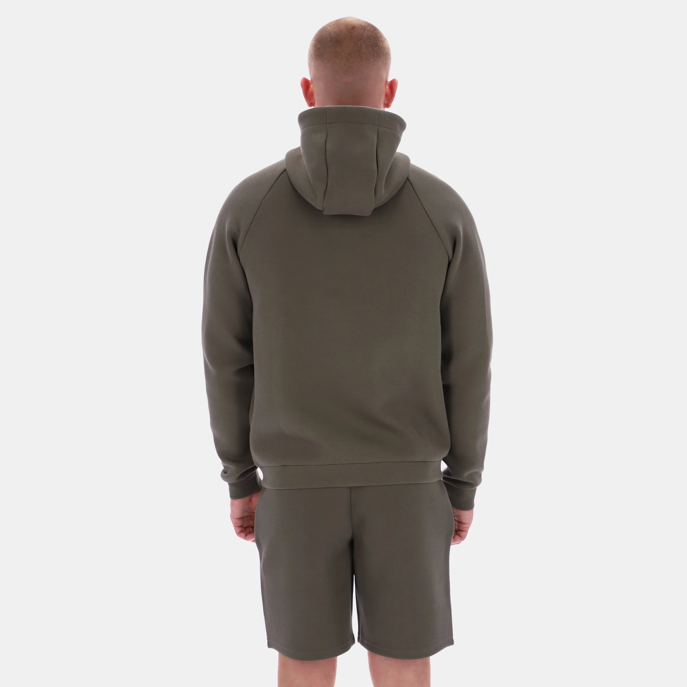 Core Zip Through Hoody Army Green - Image 4