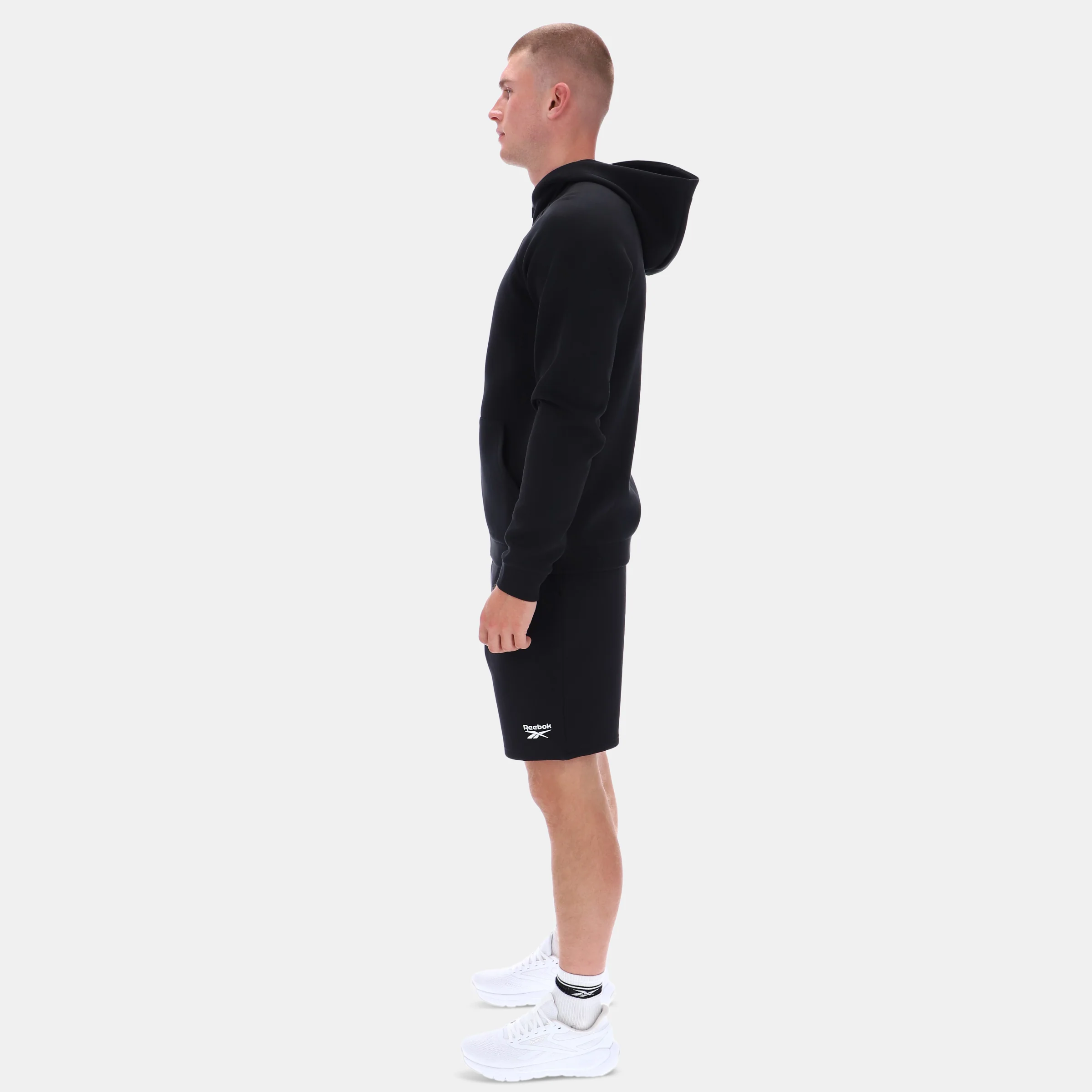 Core Zip Through Hoody Black - Image 5