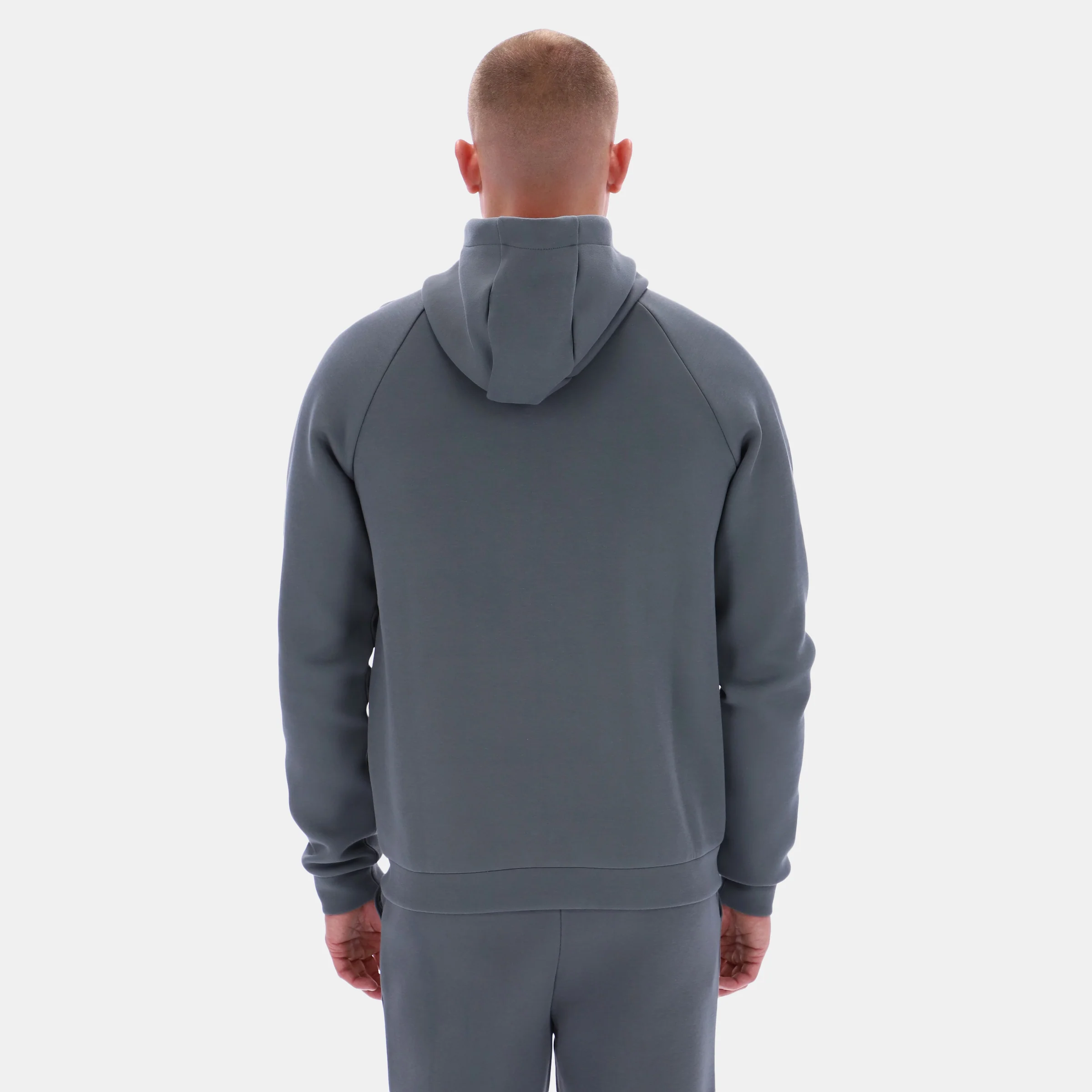 Core Zip Through Hoody Grey 5 - Image 4
