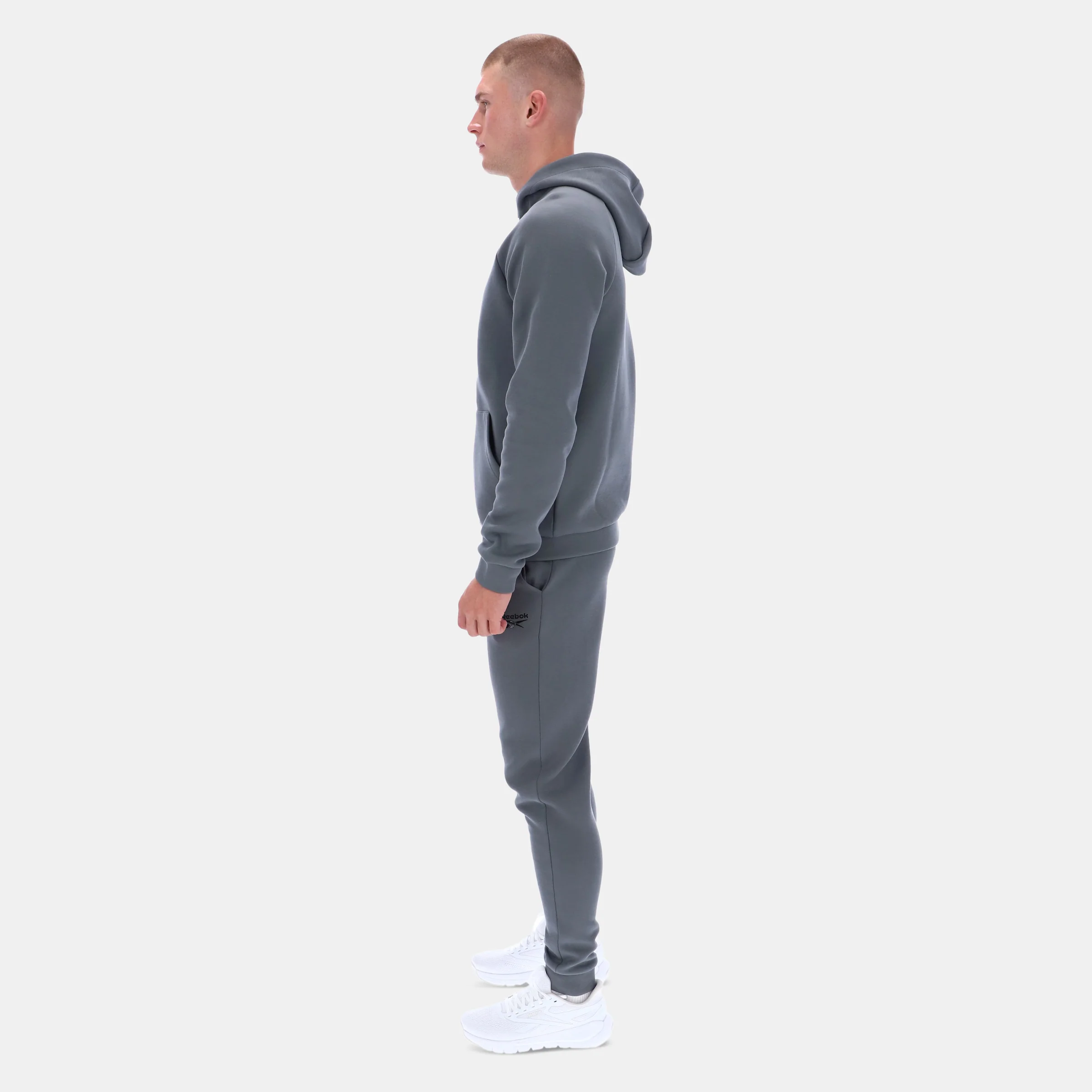 Core Zip Through Hoody Grey 5 - Image 5