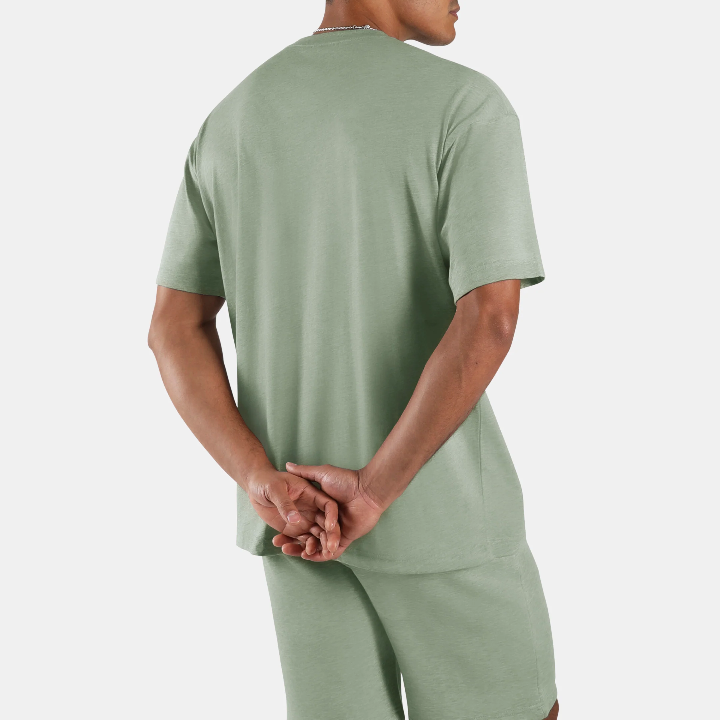 Crest Tshirt Light Fog - Image 3