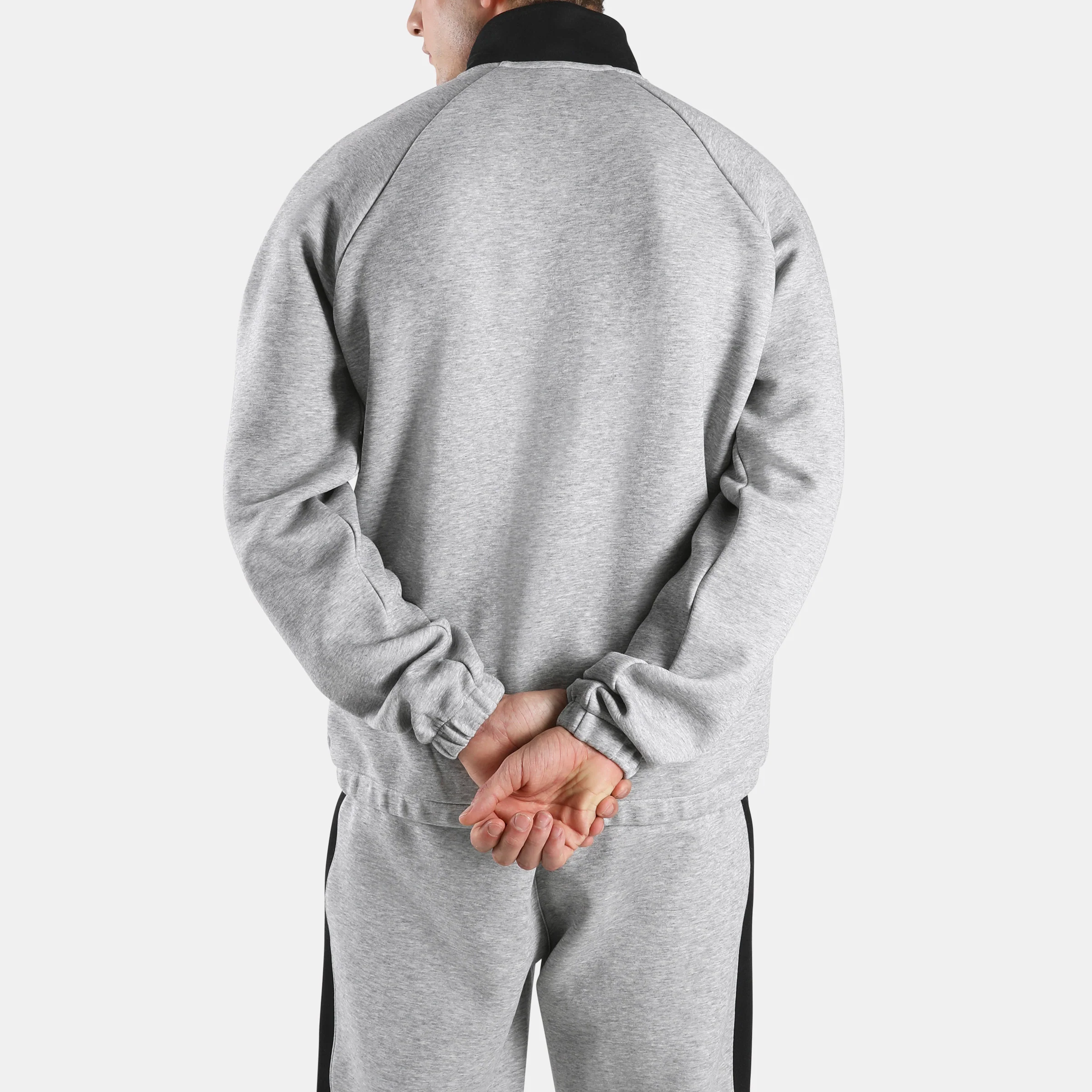 Dreamblend Spacer Vectr Trkjkt Athletic Grey Marl/Black - Image 3