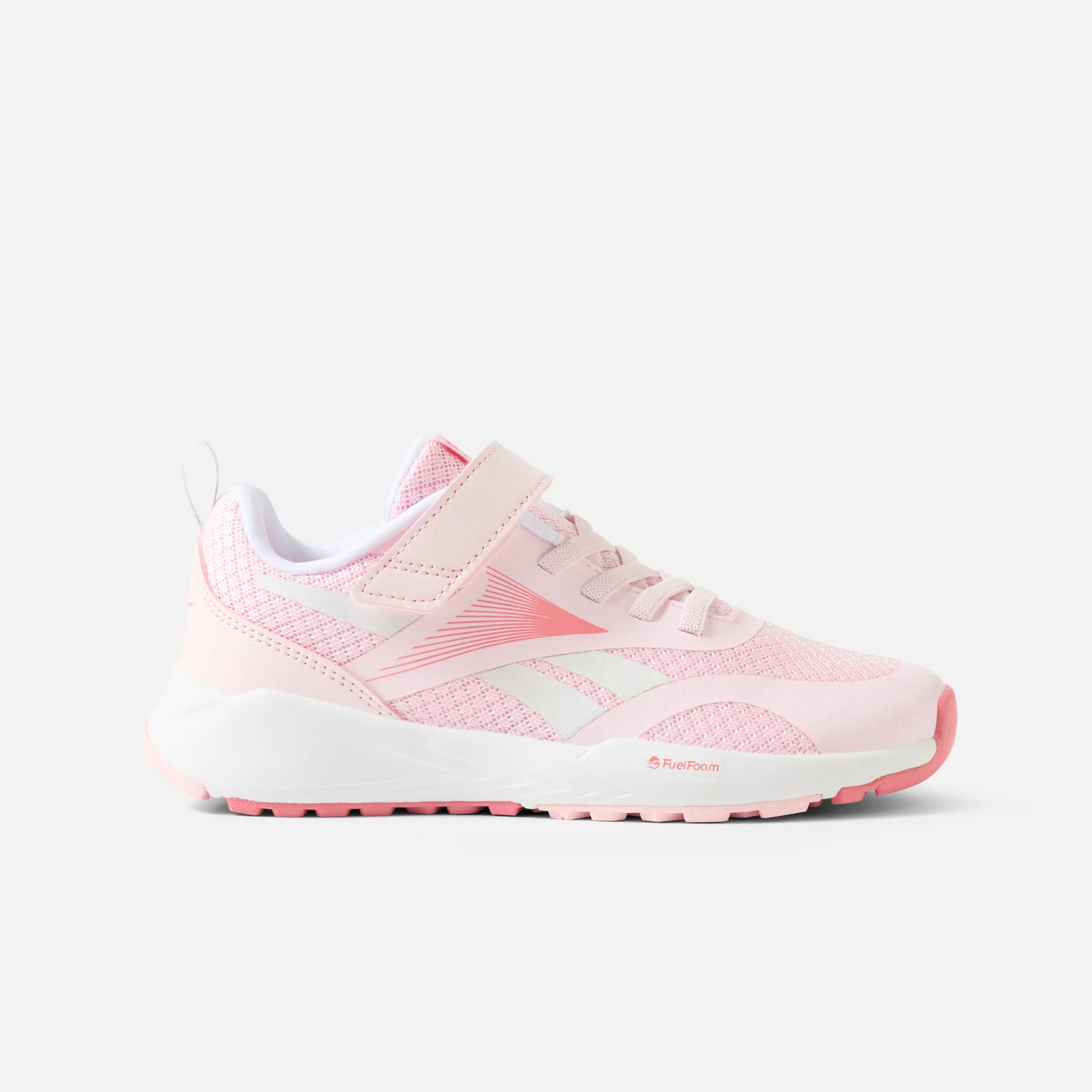 Energen Run Elas L&t Strap Girl's Frostedberry/White/Passionpink