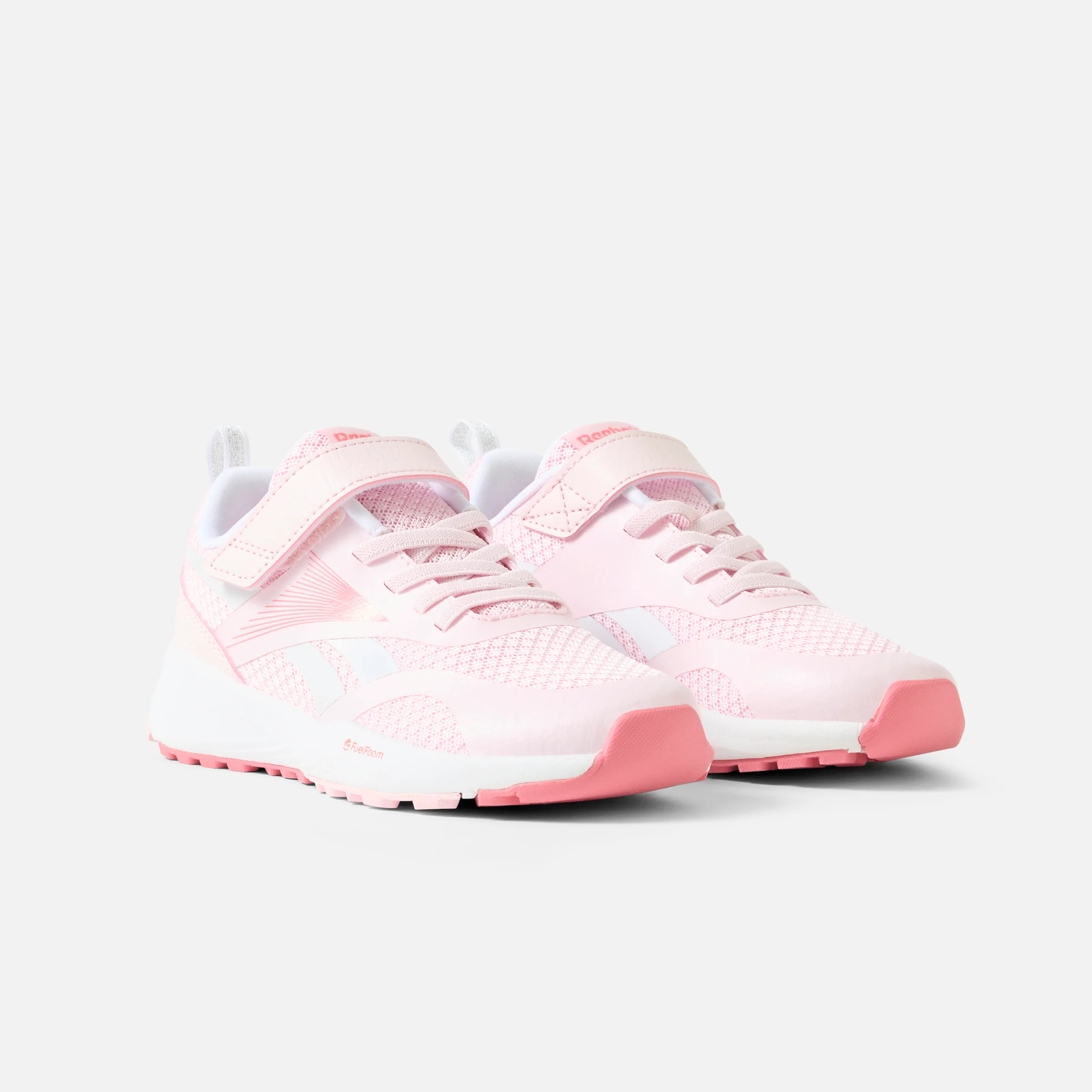 Energen Run Elas L&t Strap Girl's Frostedberry/White/Passionpink - Image 2