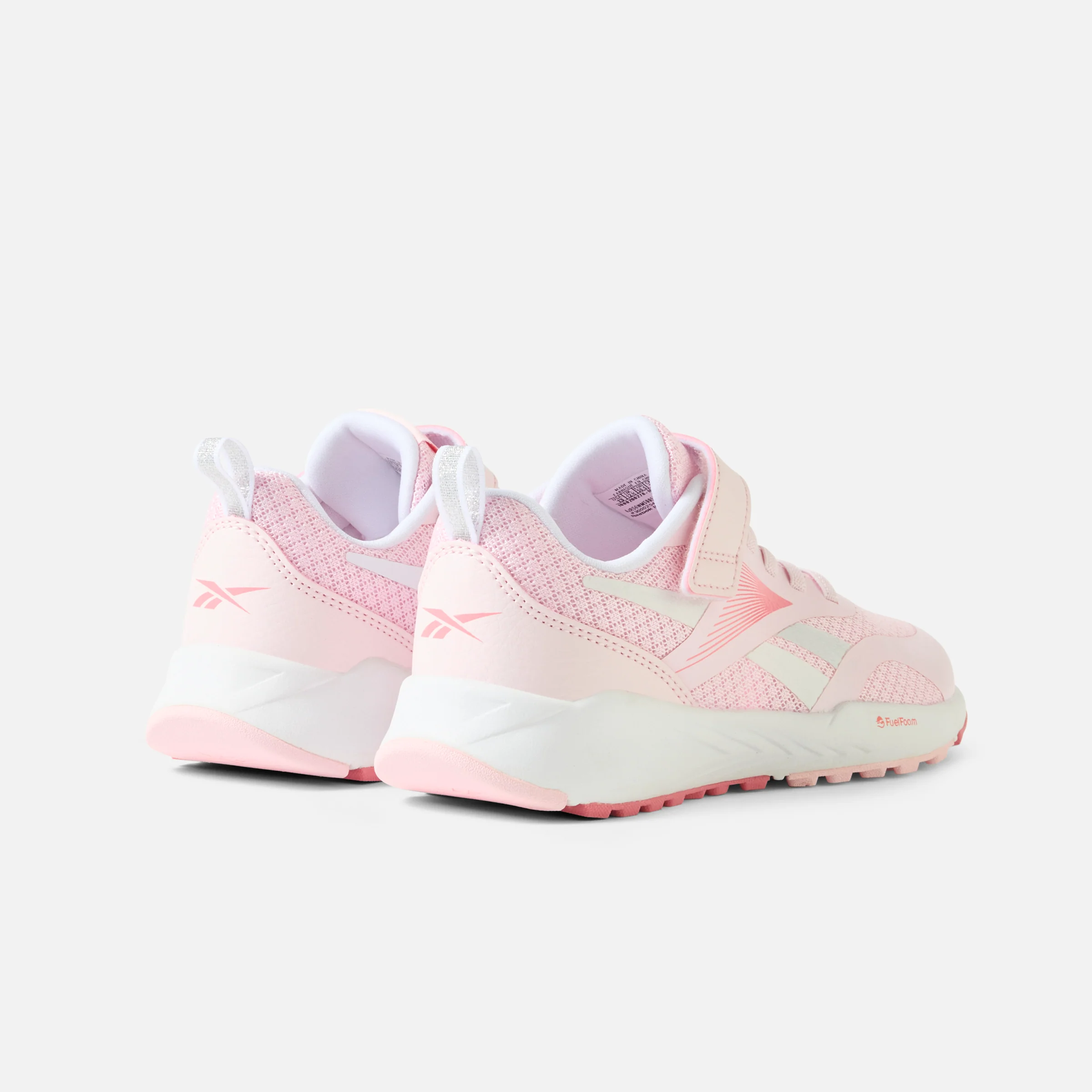 Energen Run Elas L&t Strap Girl's Frostedberry/White/Passionpink - Image 5