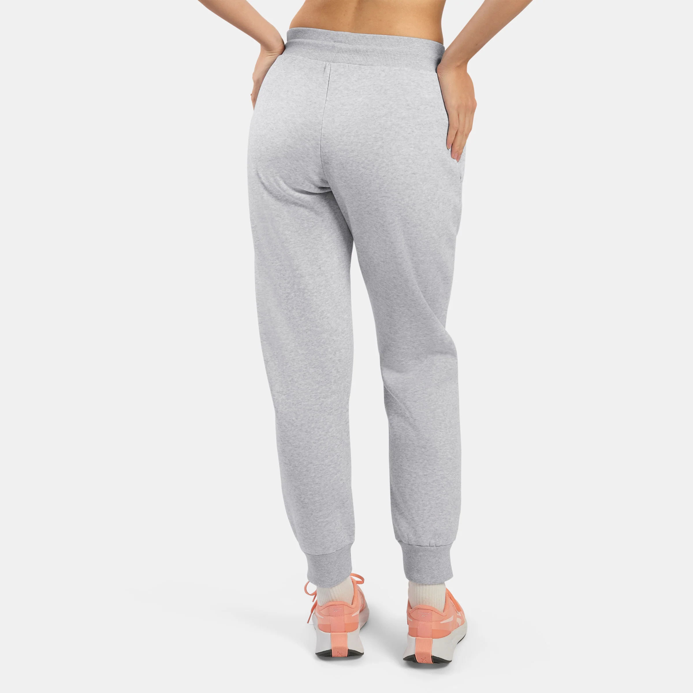 Erika Cuffed Jogger Silver Marl - Image 3