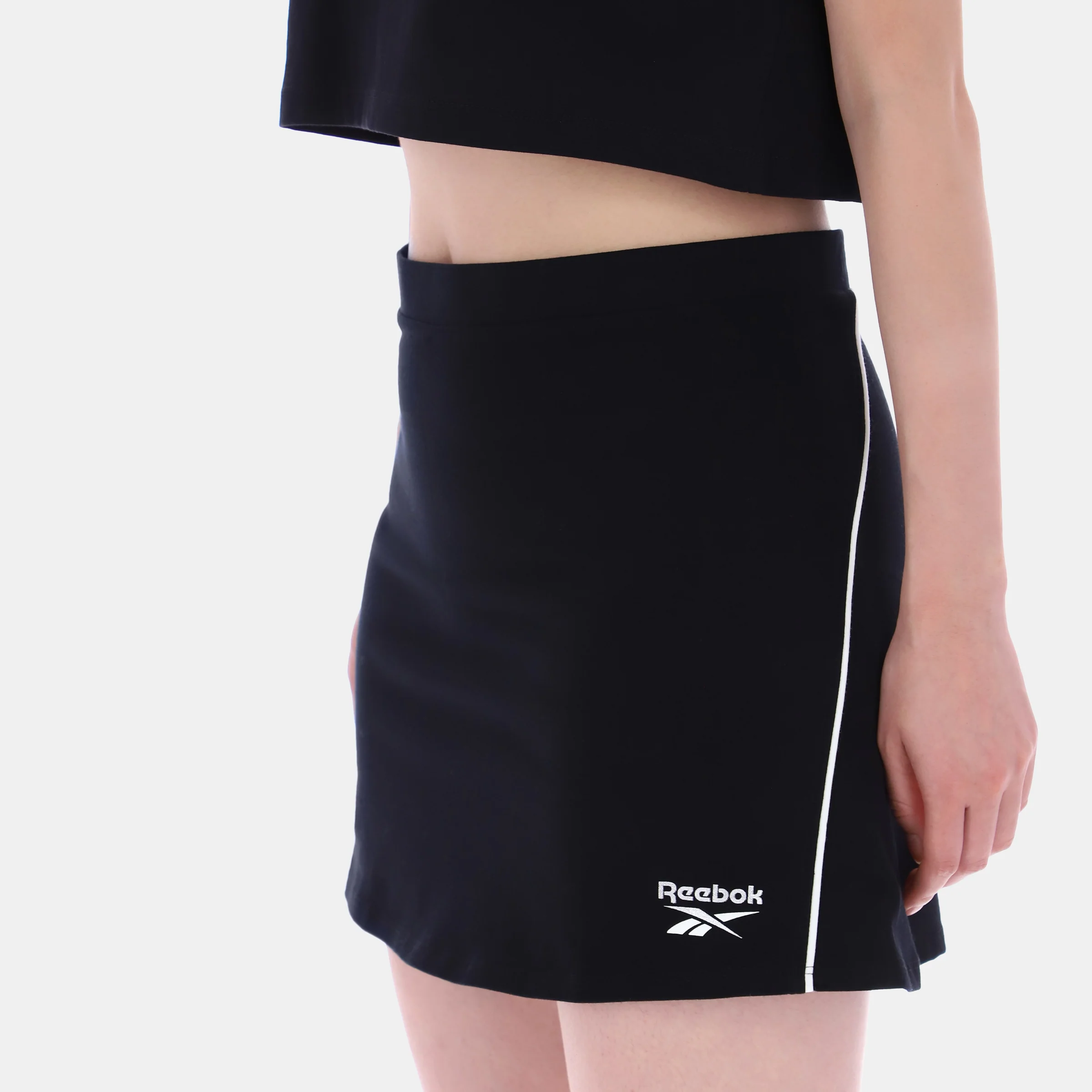 Flared Skirt With Foil Black - Image 2