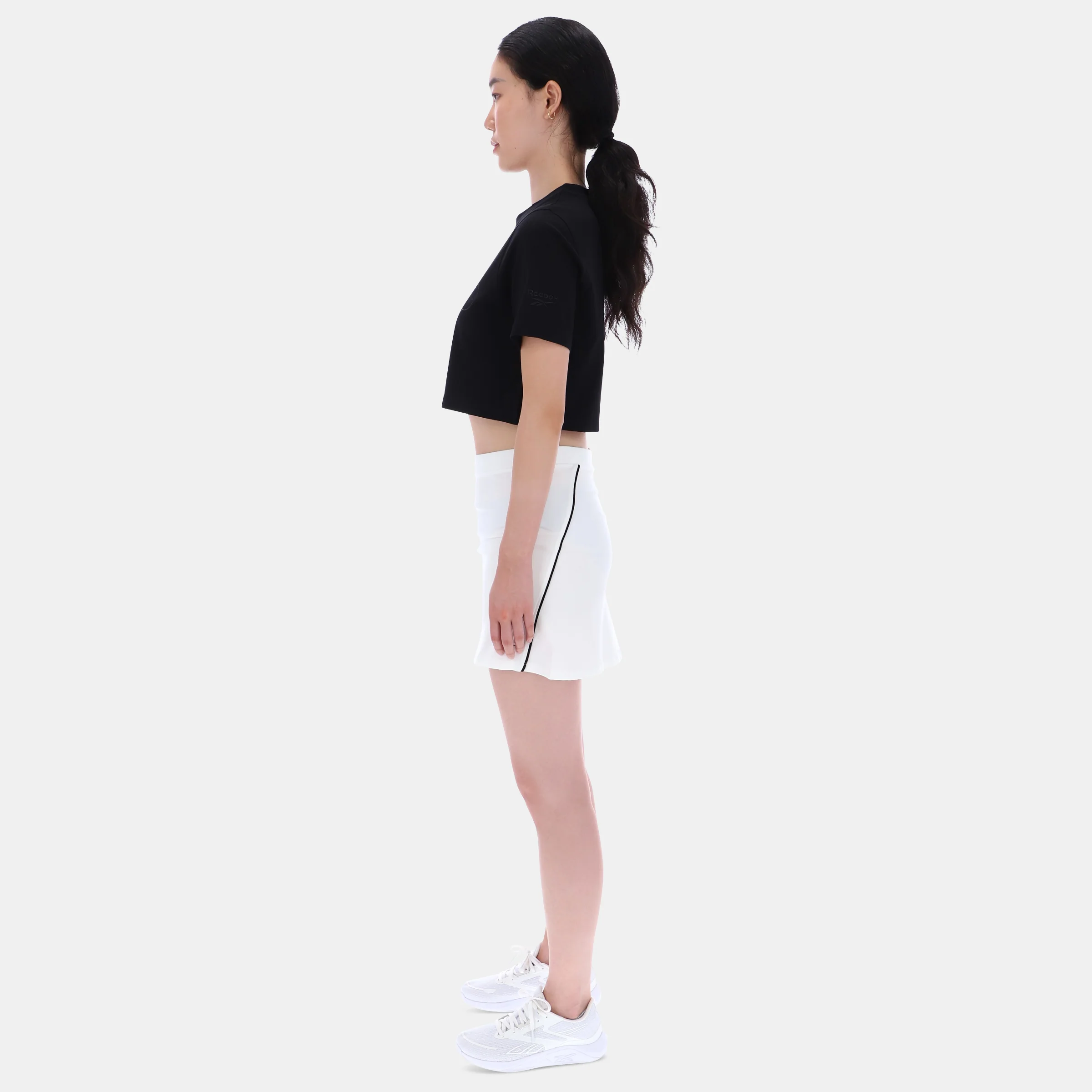 Flared Skirt With Foil Chalk - Image 5