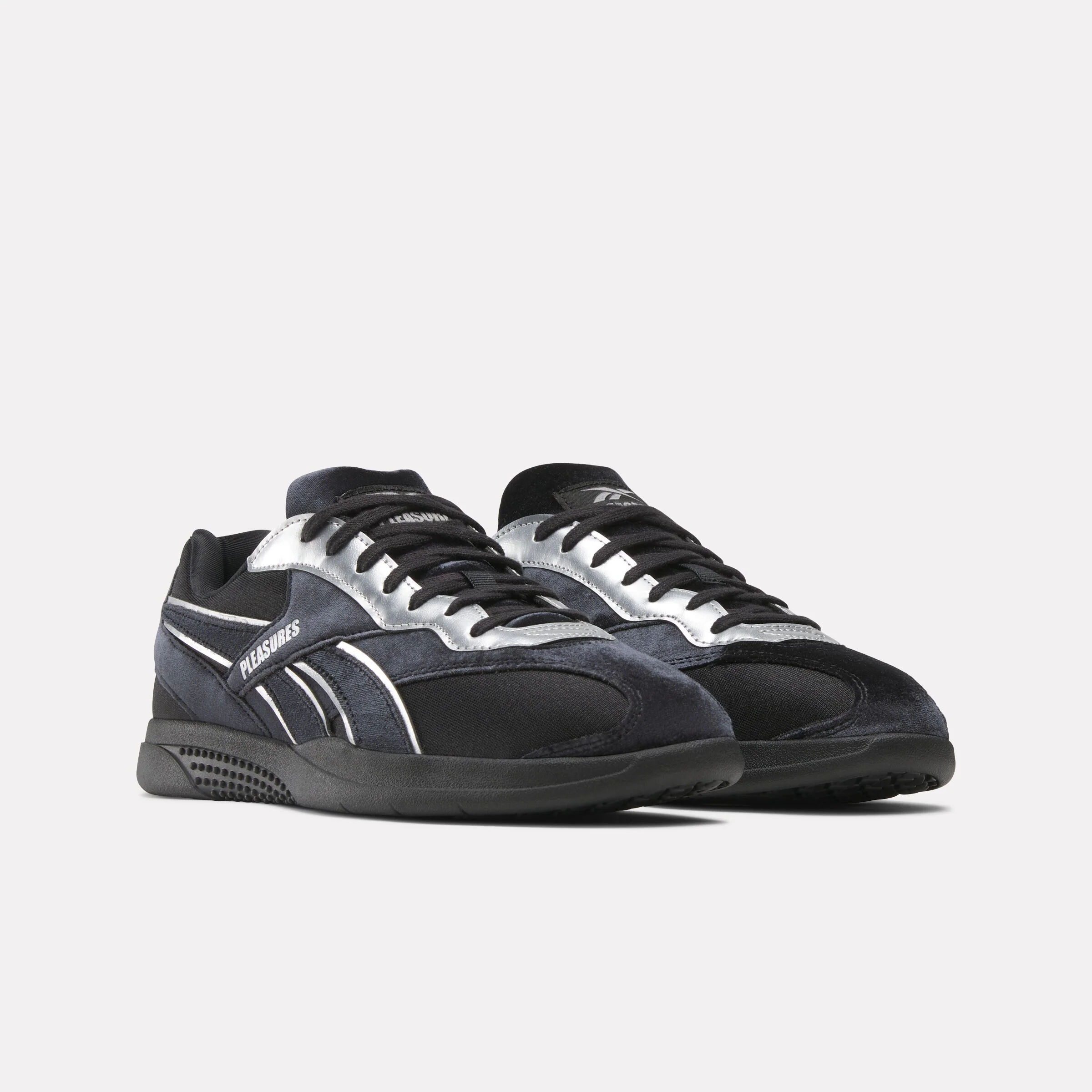 Reebok X Pleasures Hammer Street Shoes Black/Silver/Black - Image 2
