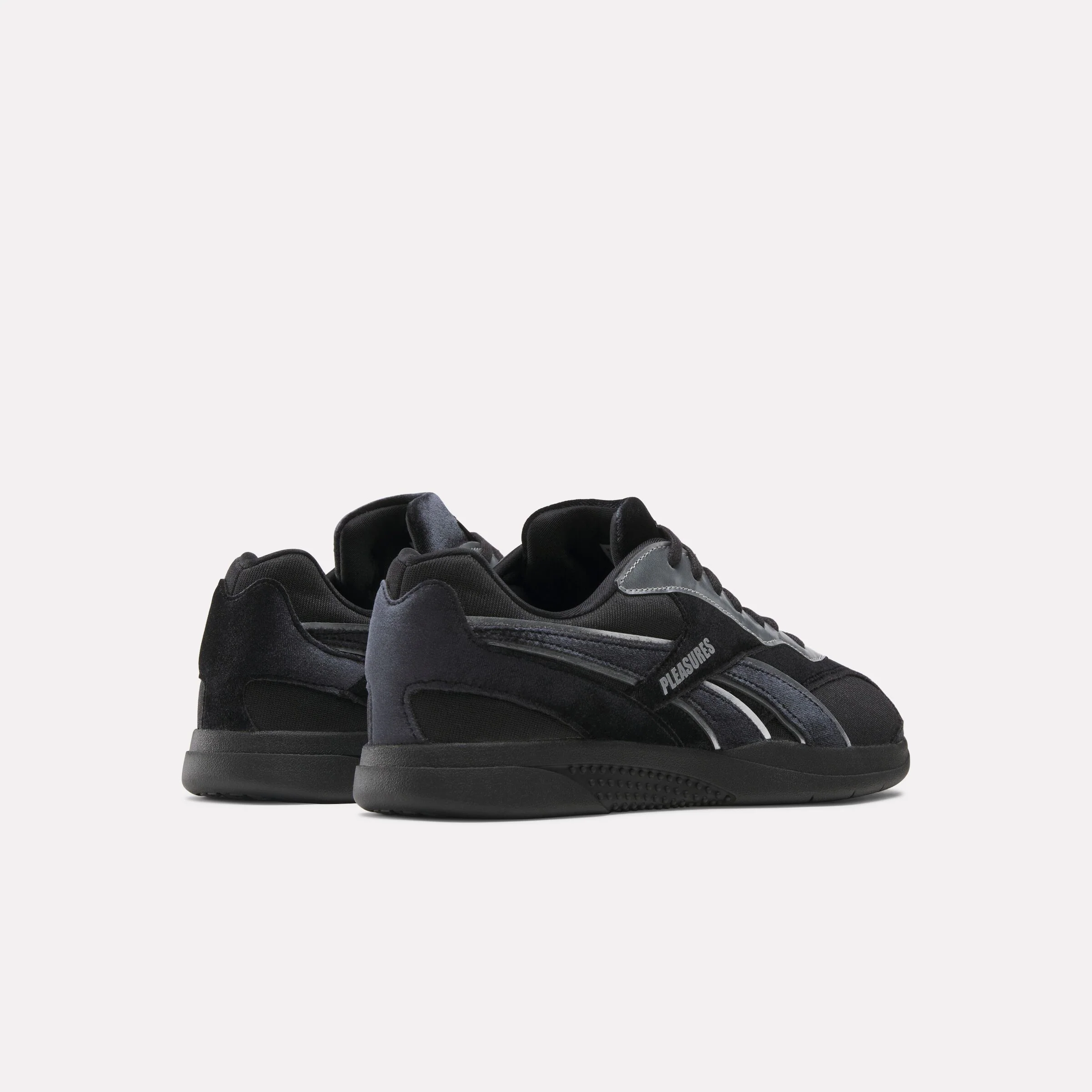 Reebok X Pleasures Hammer Street Shoes Black/Silver/Black - Image 3