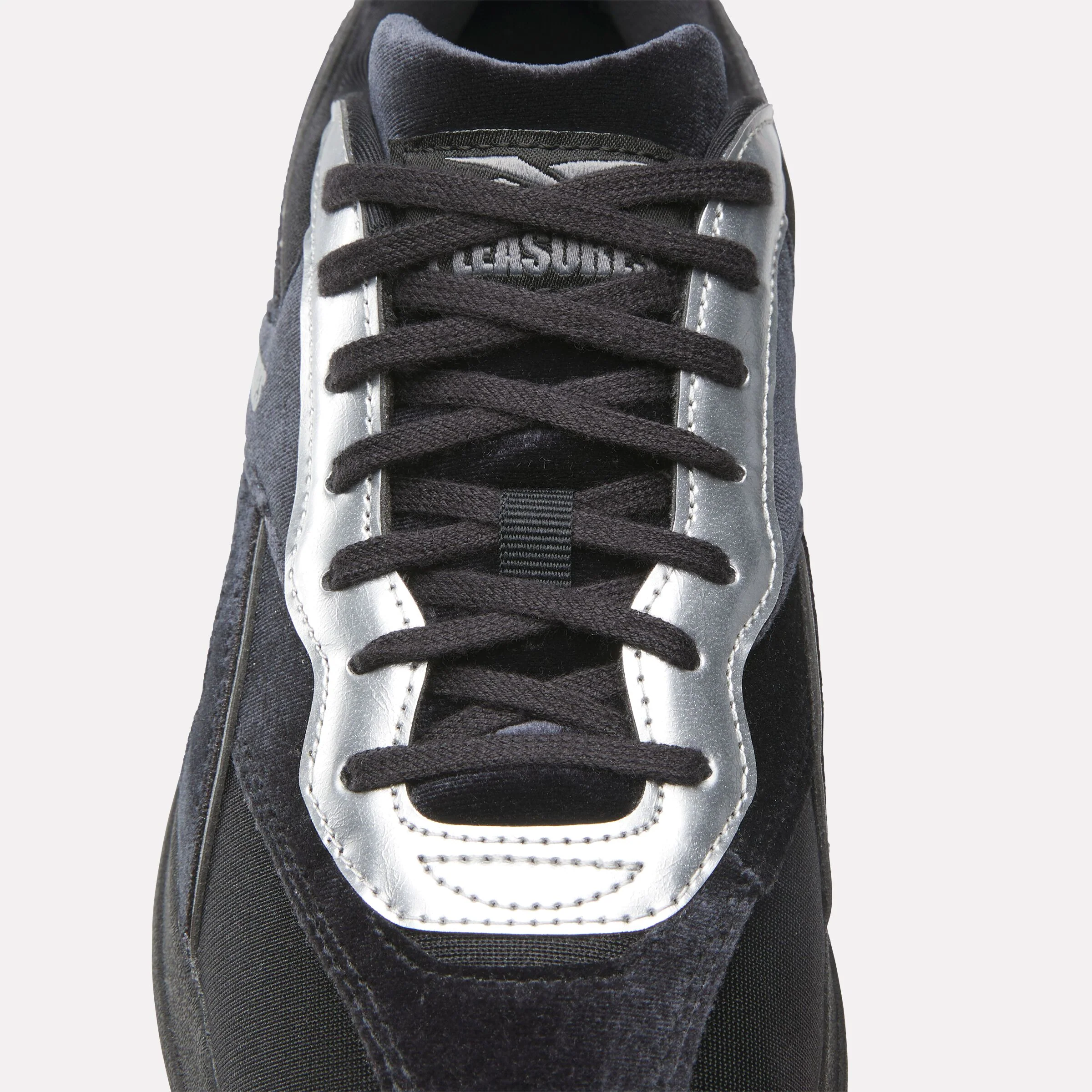 Reebok X Pleasures Hammer Street Shoes Black/Silver/Black - Image 7