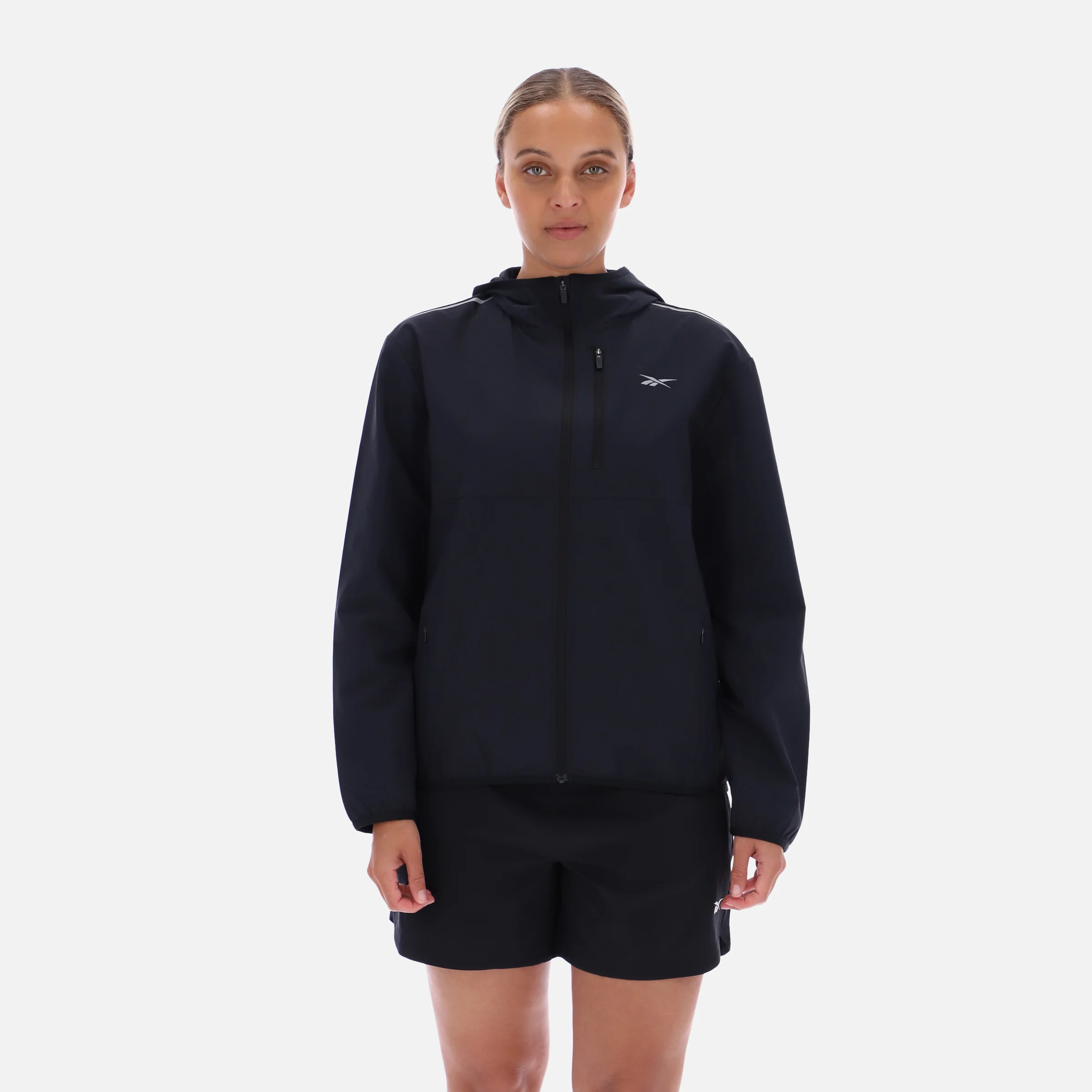 Hooded Windbreaker Black
