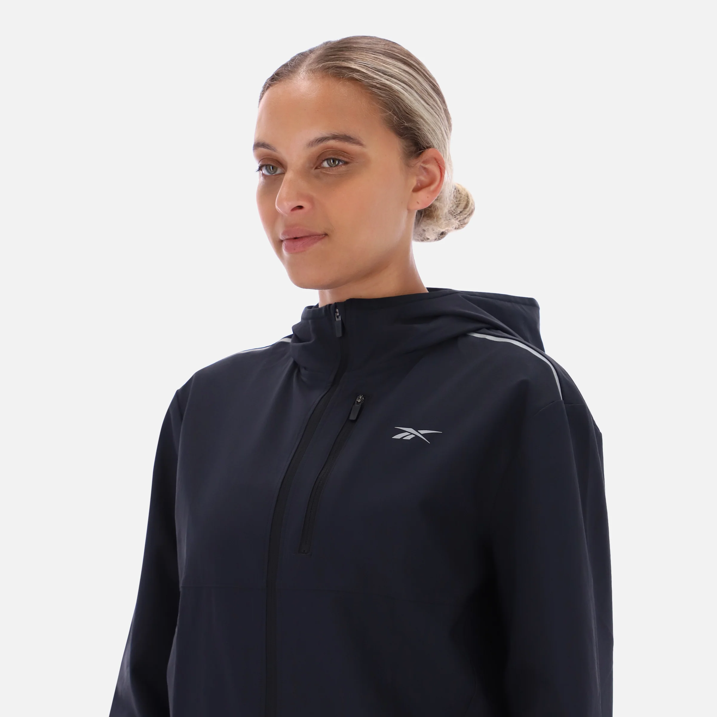 Hooded Windbreaker Black - Image 2