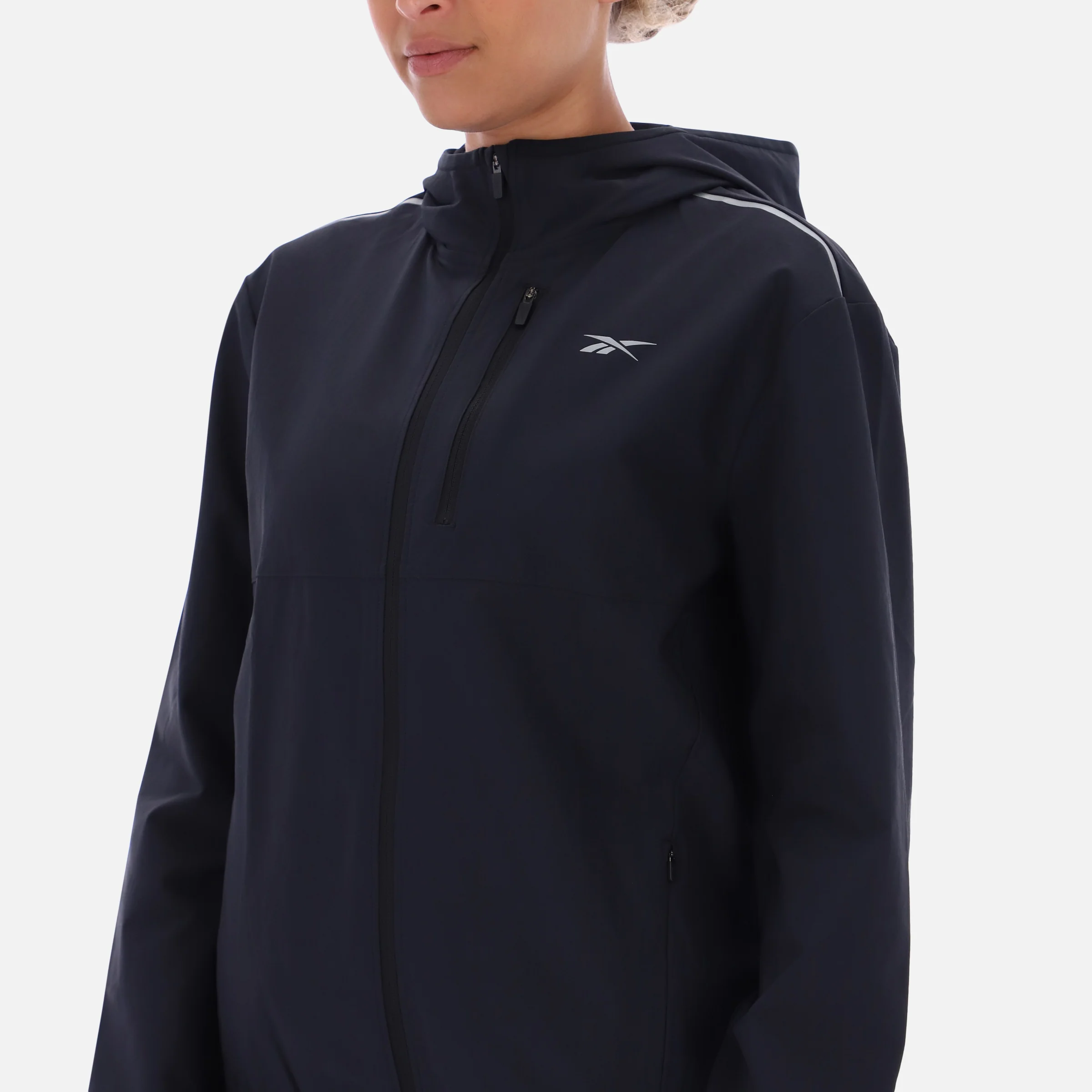 Hooded Windbreaker Black - Image 3