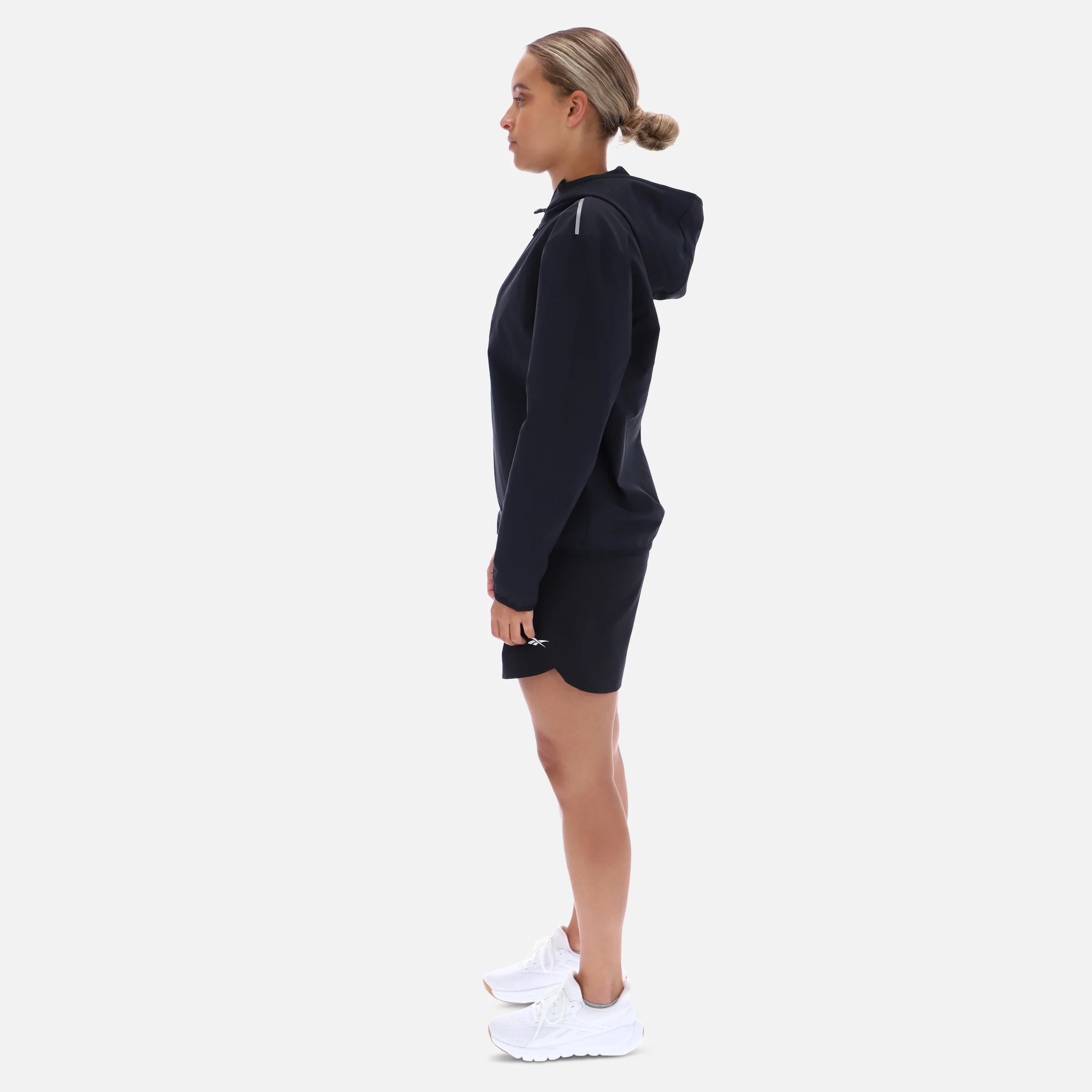 Hooded Windbreaker Black - Image 4