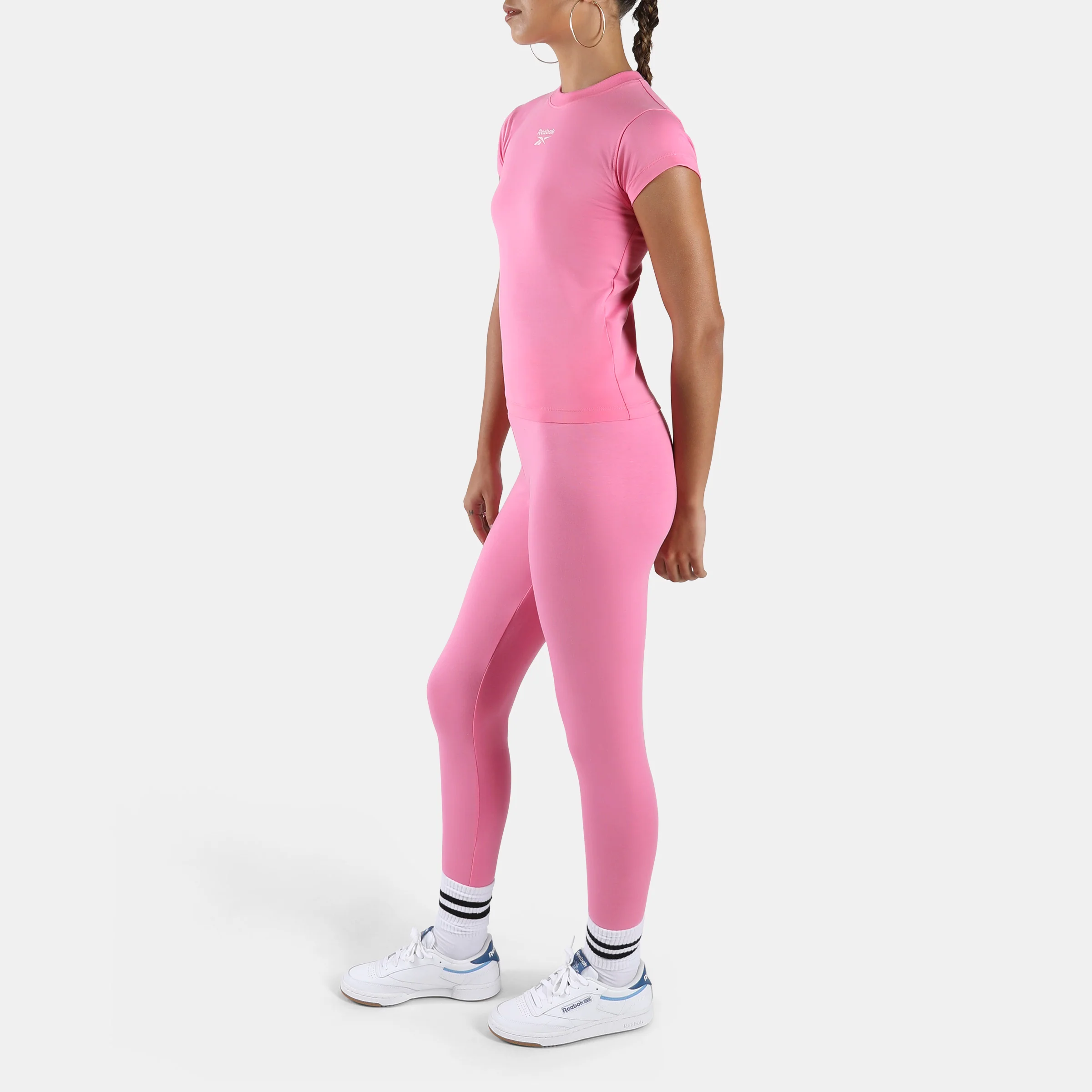 Id Cap Sleeve Tshirt Playful Pink - Image 2