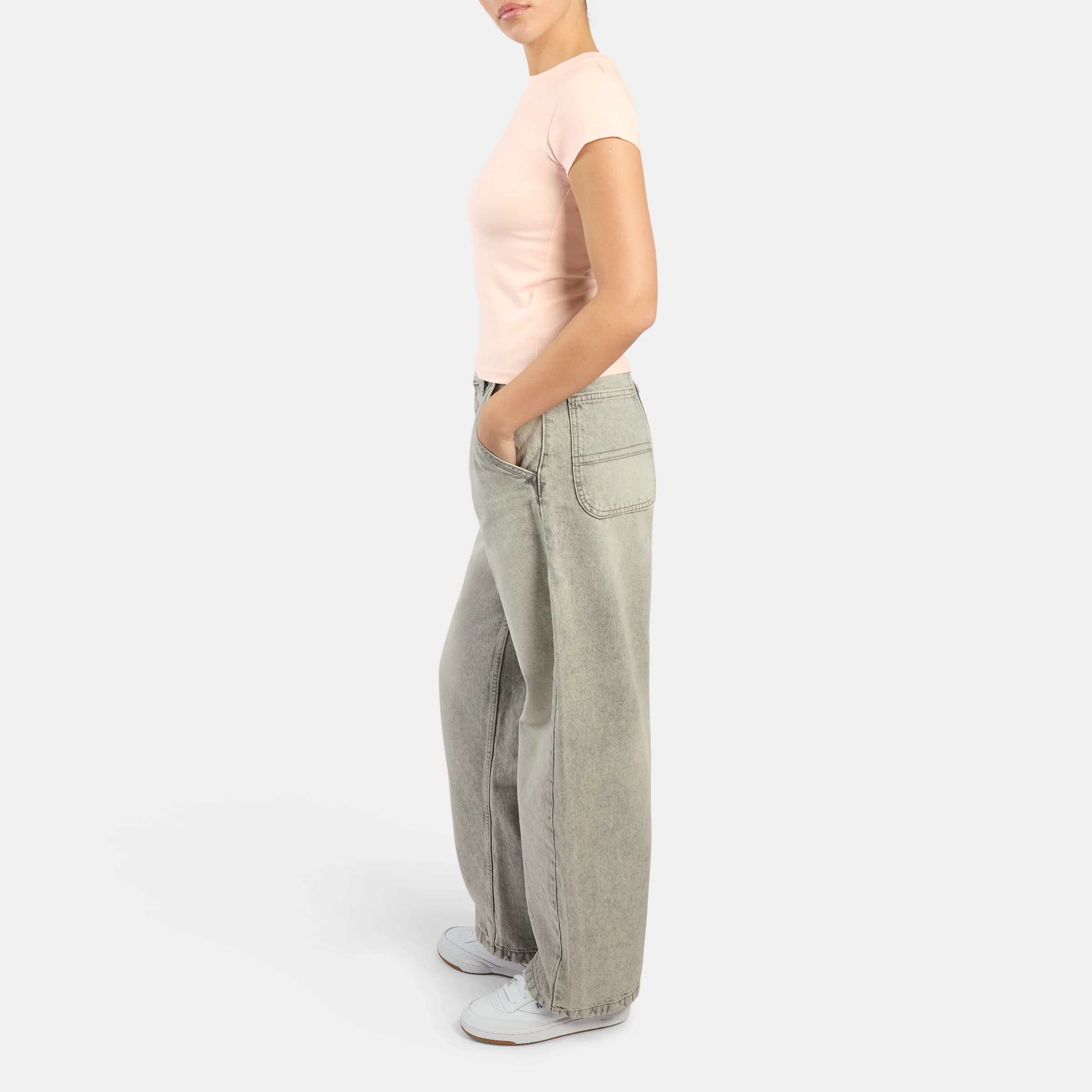 Id Cap Sleeve Tshirt Pure Pink - Image 2
