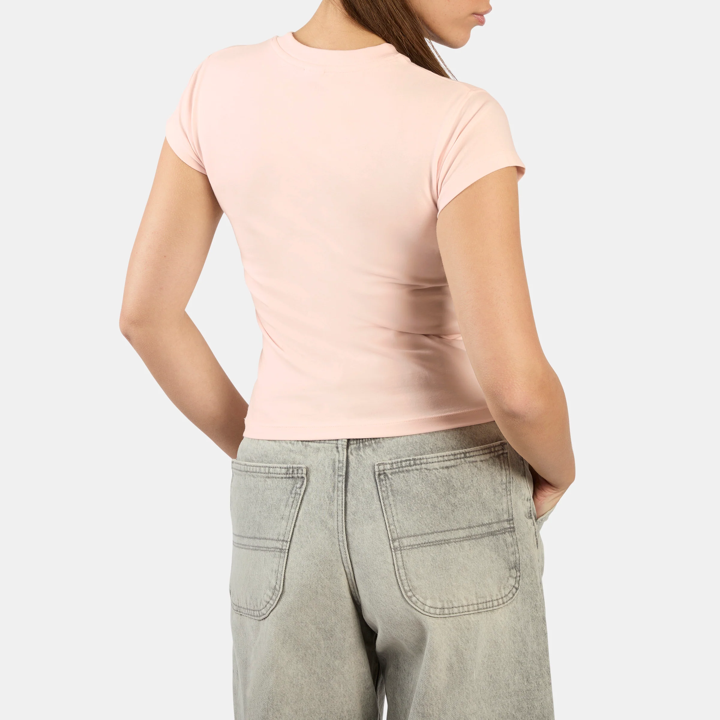 Id Cap Sleeve Tshirt Pure Pink - Image 3