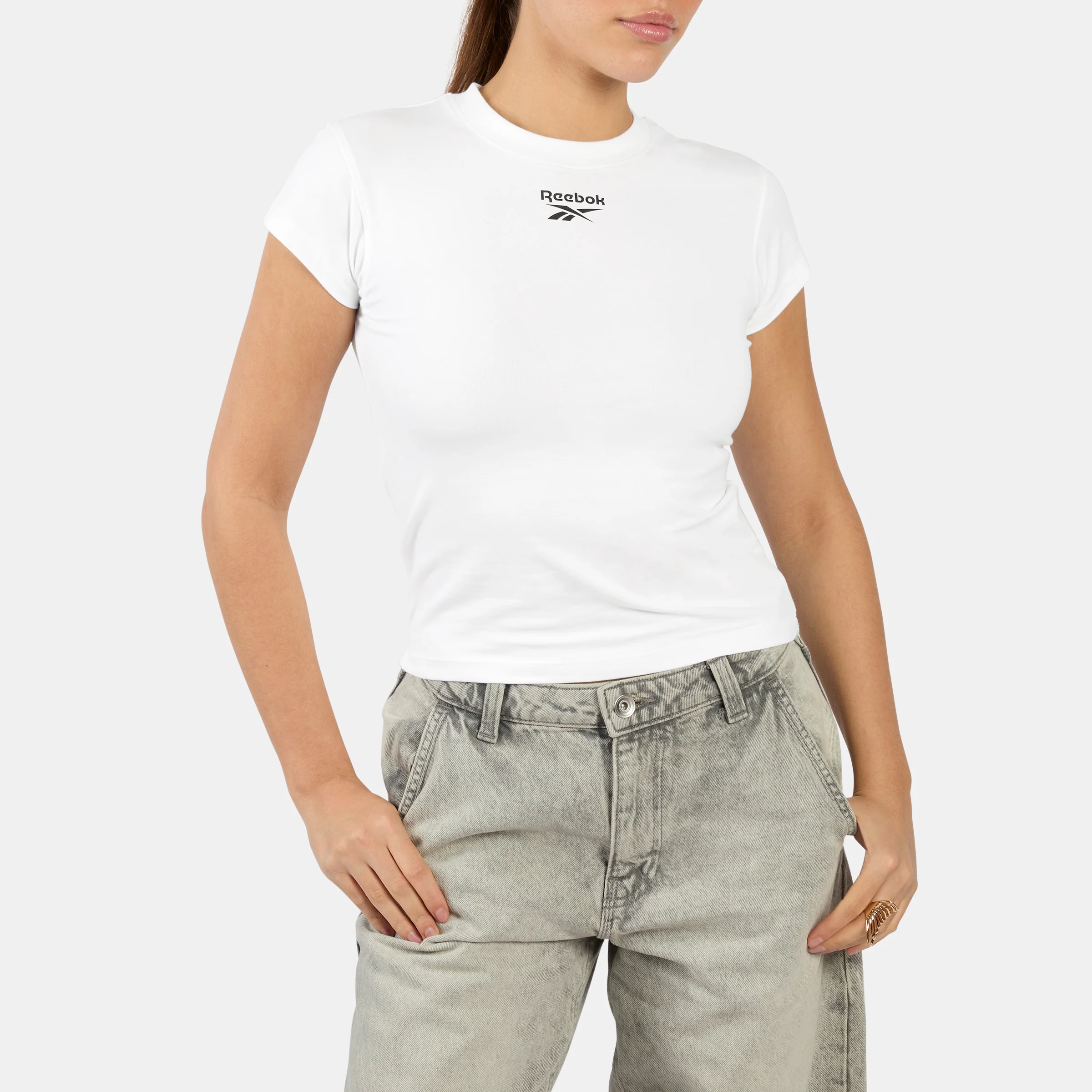 Id Cap Sleeve Tshirt White