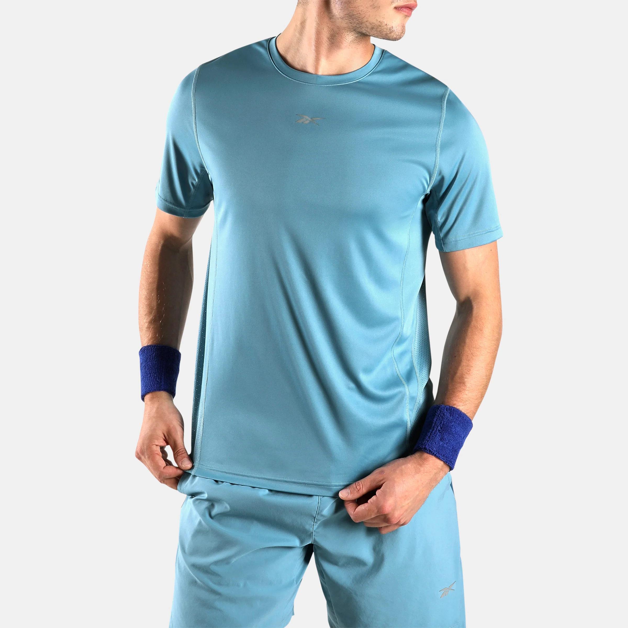 Id Run Tshirt Warped Blue