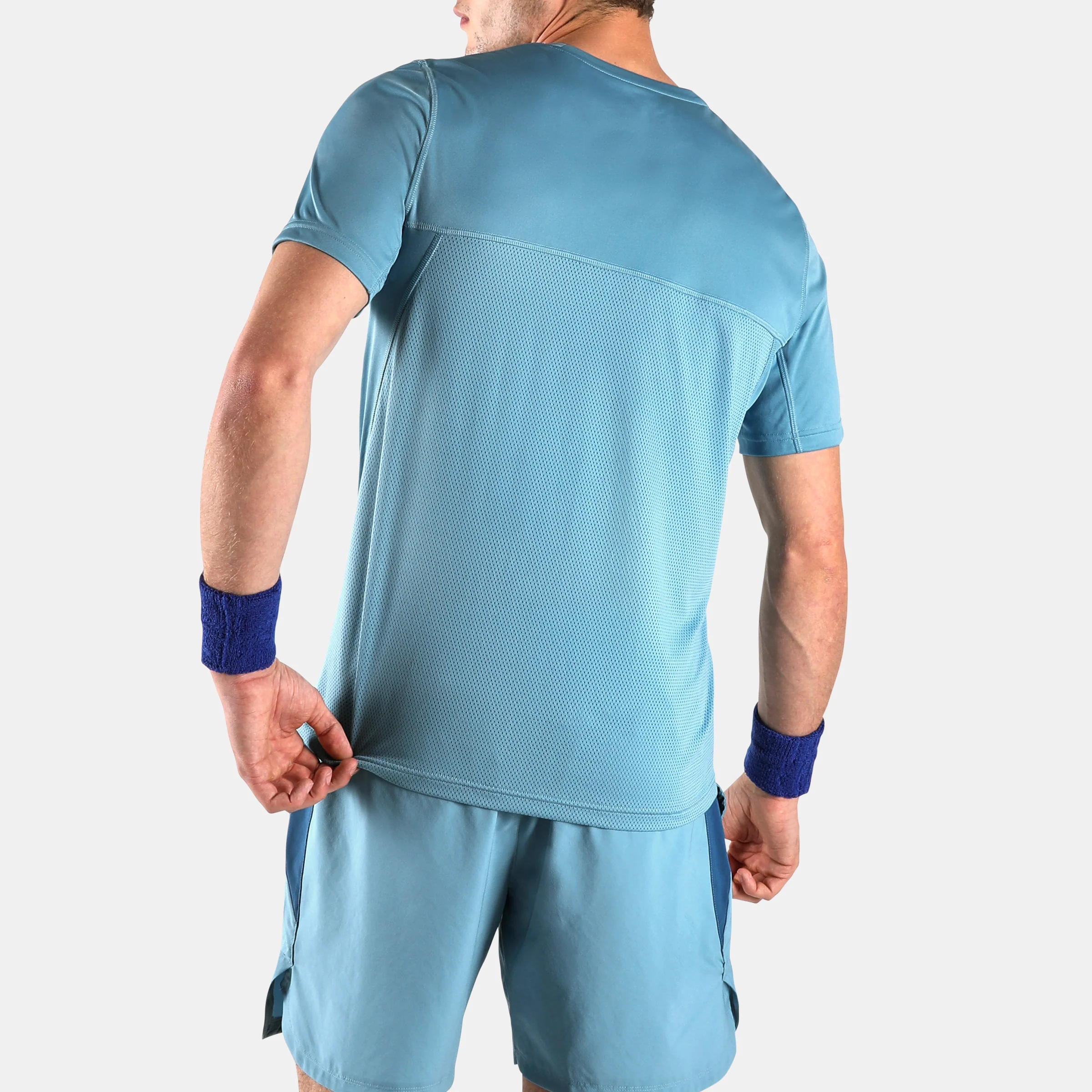 Id Run Tshirt Warped Blue - Image 3