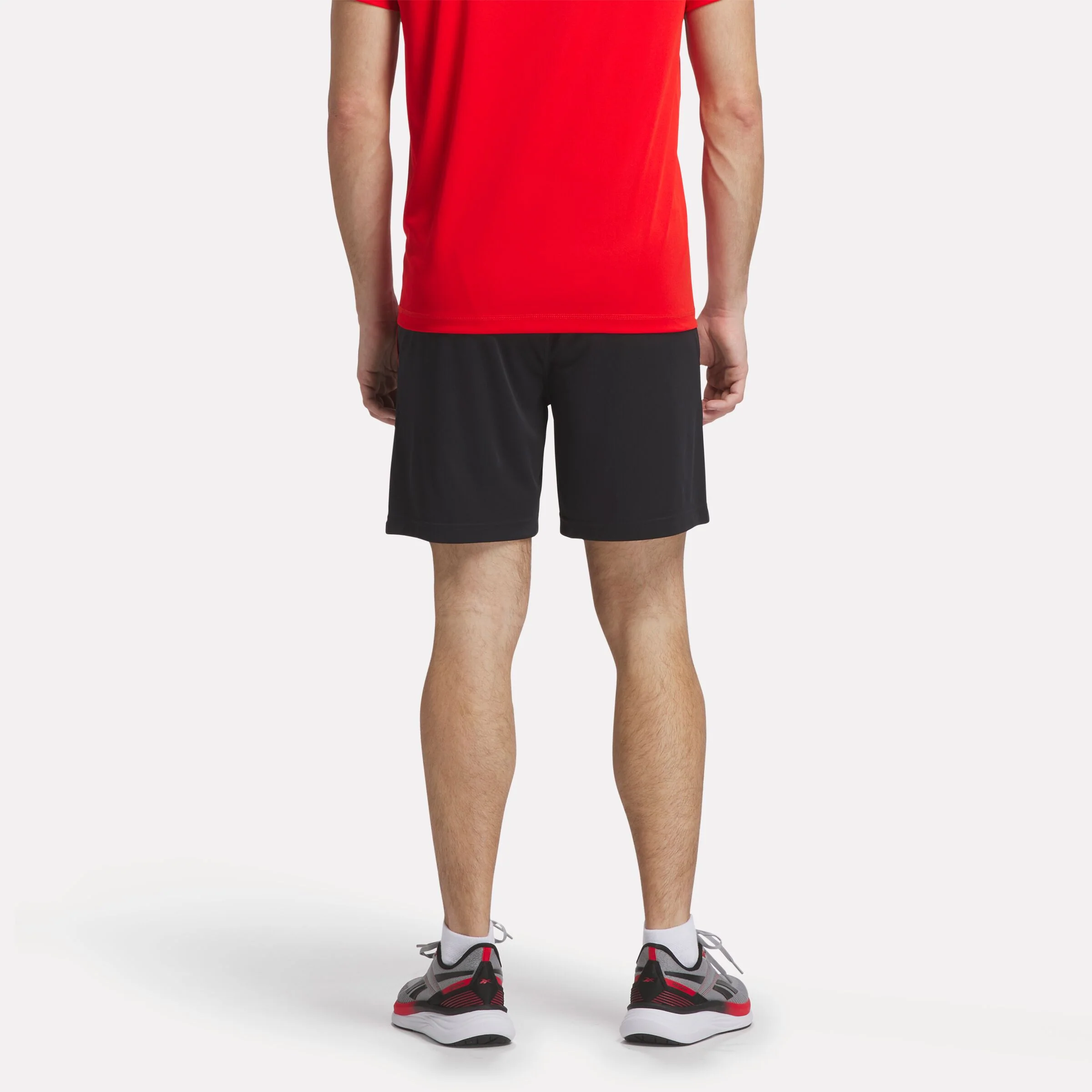 Id Train Blocked Knit Shorts Black - Image 3