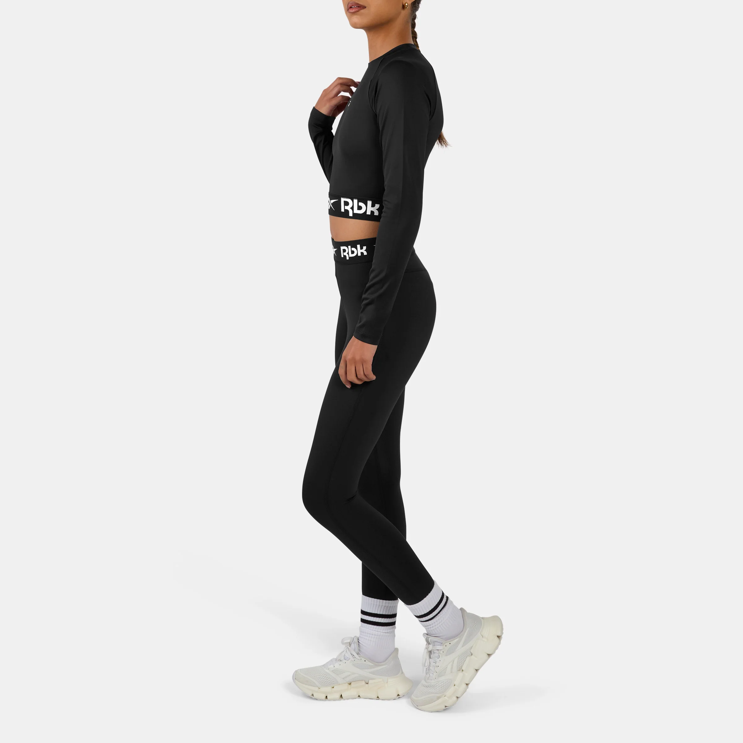 Id Train Cutout Long Sleeve Black - Image 2