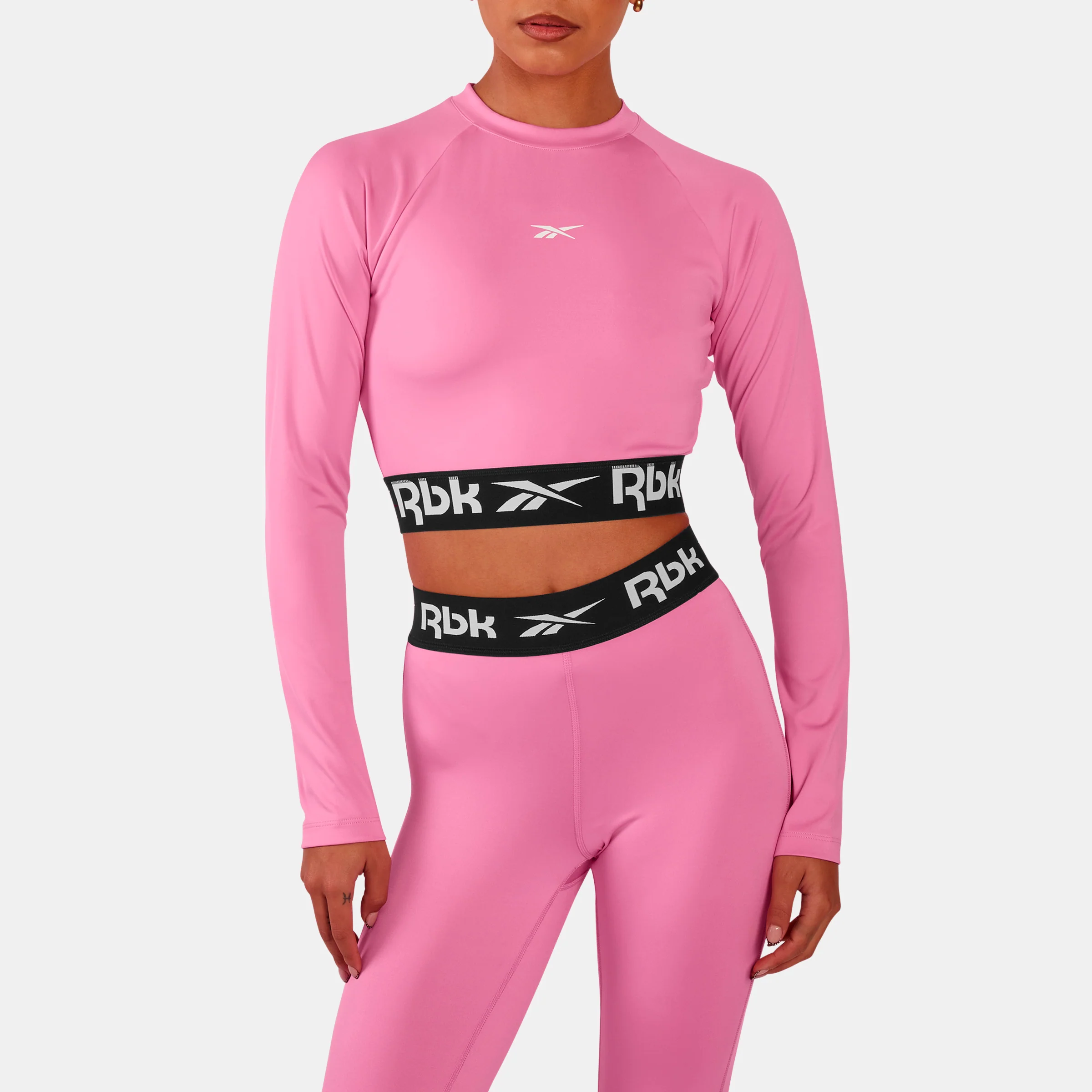 Id Train Cutout Long Sleeve Playful Pink