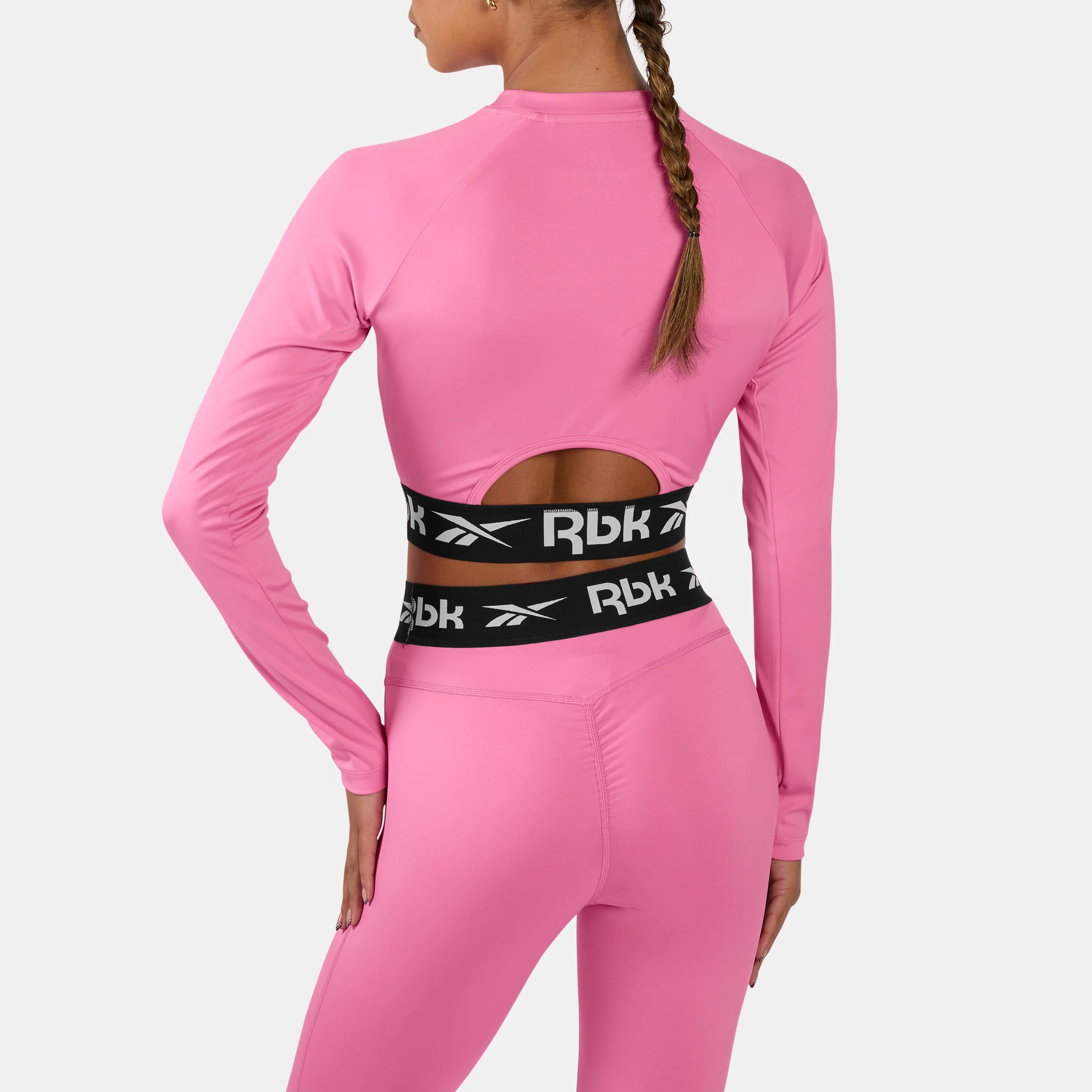 Id Train Cutout Long Sleeve Playful Pink - Image 3