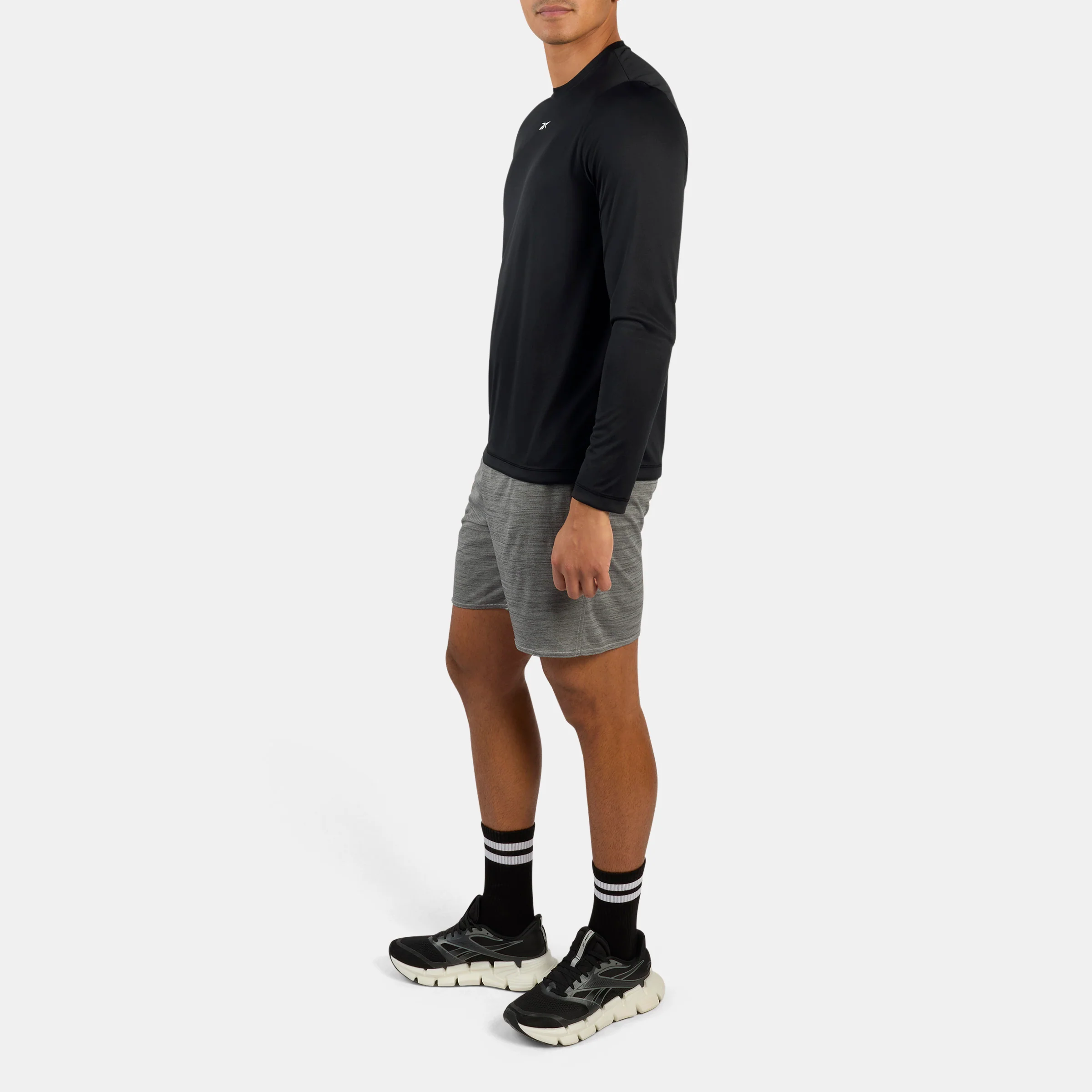 Id Train Ls Tech Tee Black - Image 2