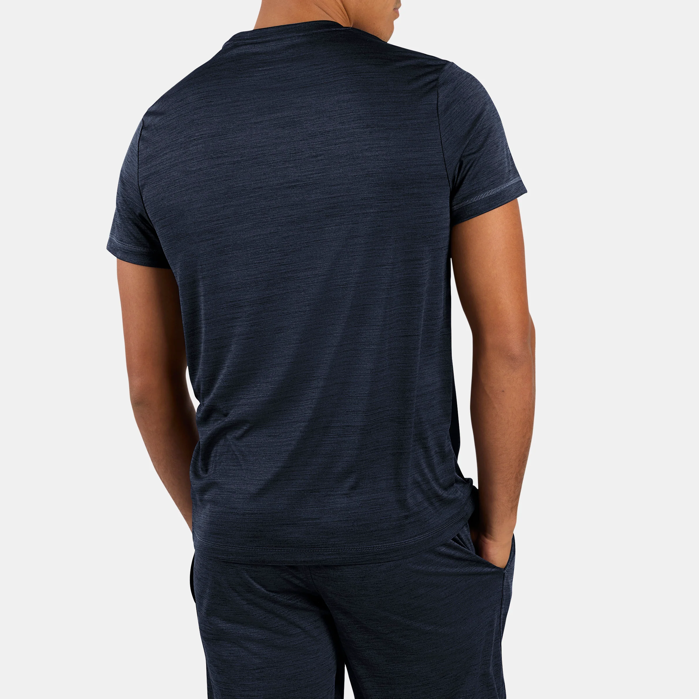 Id Train Melange Tech Tee Vector Navy - Image 3