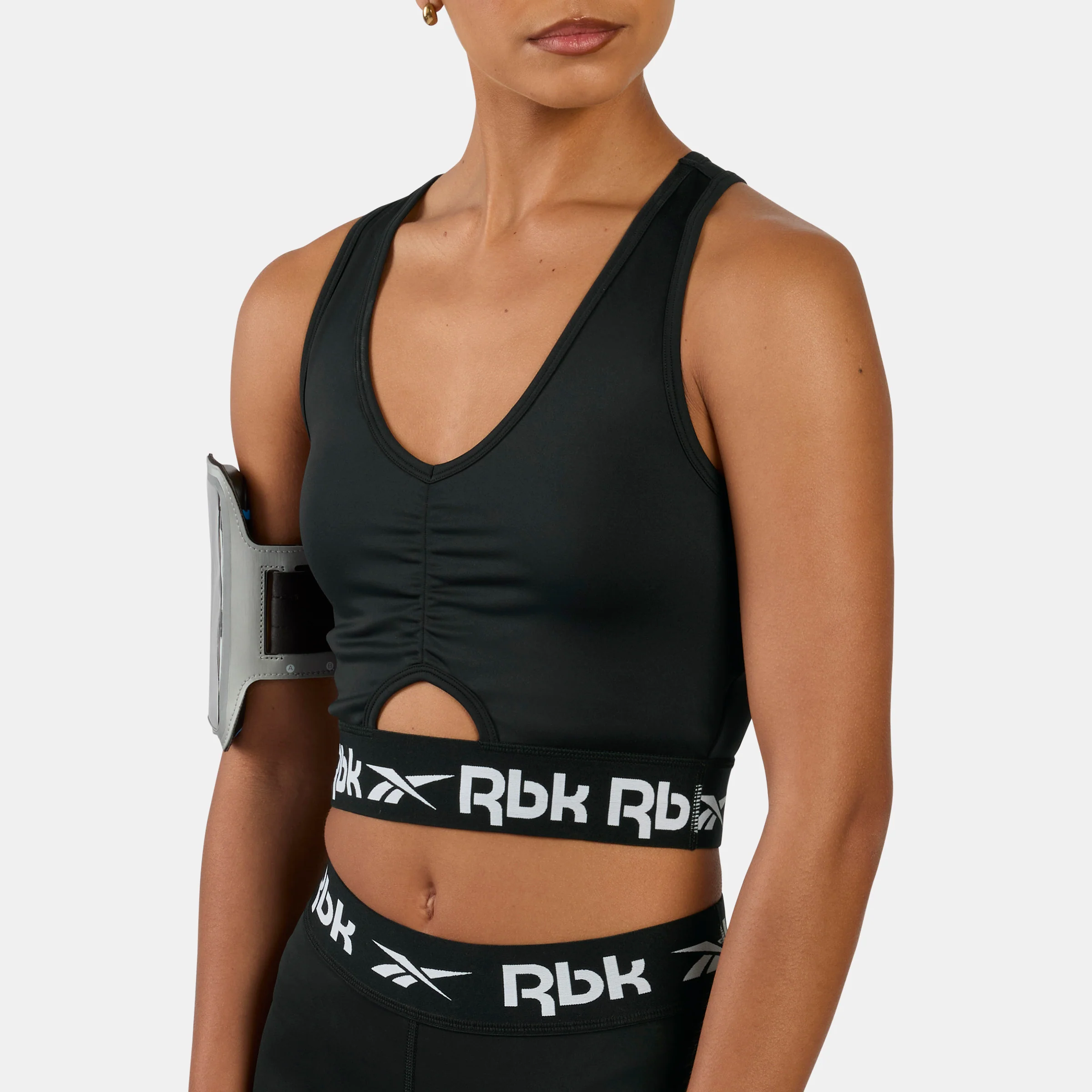 Id Train Ruched Bra Black