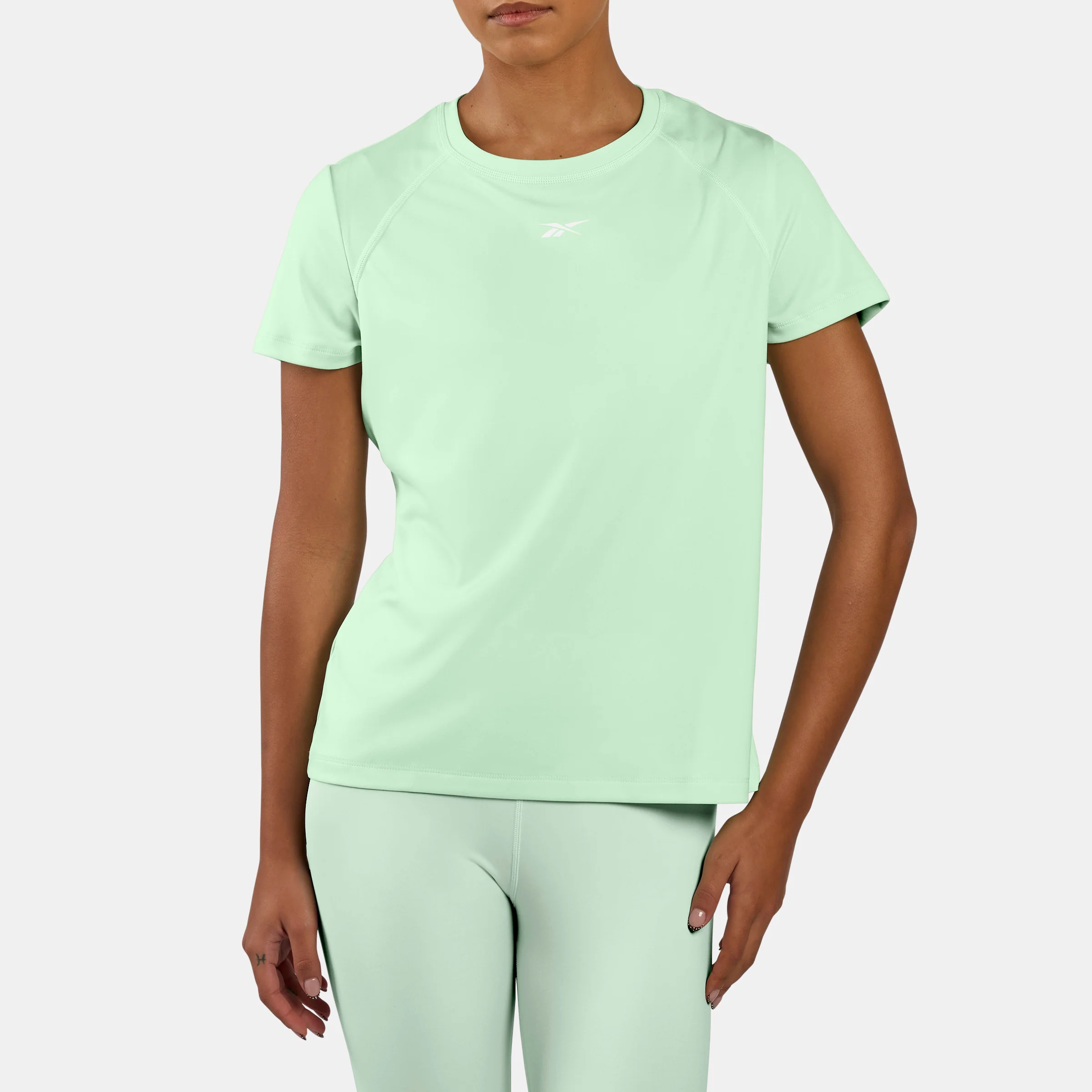 Id Train Tee Inverted Aqua
