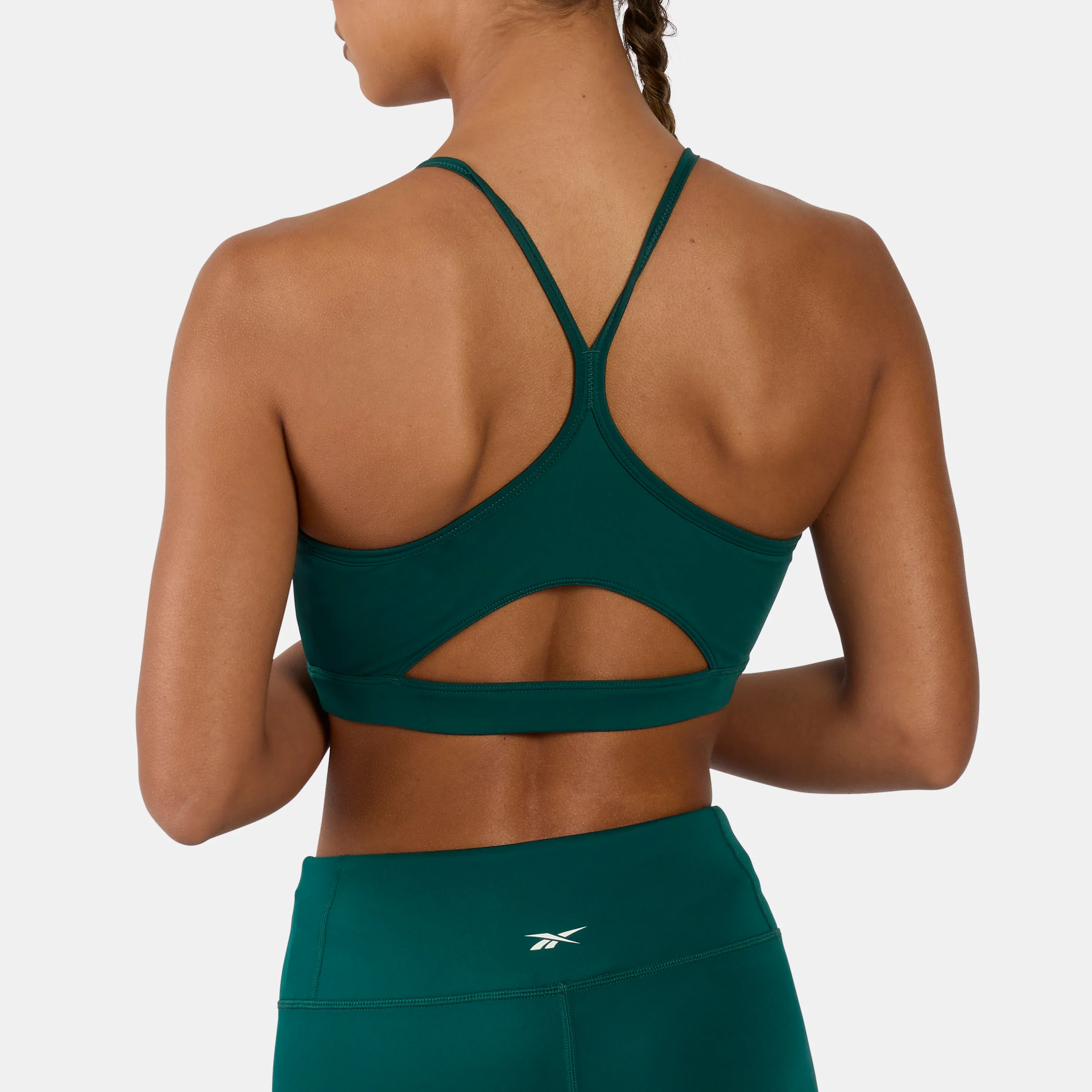 Kendal Core Strappy Bra Metal Green - Image 3