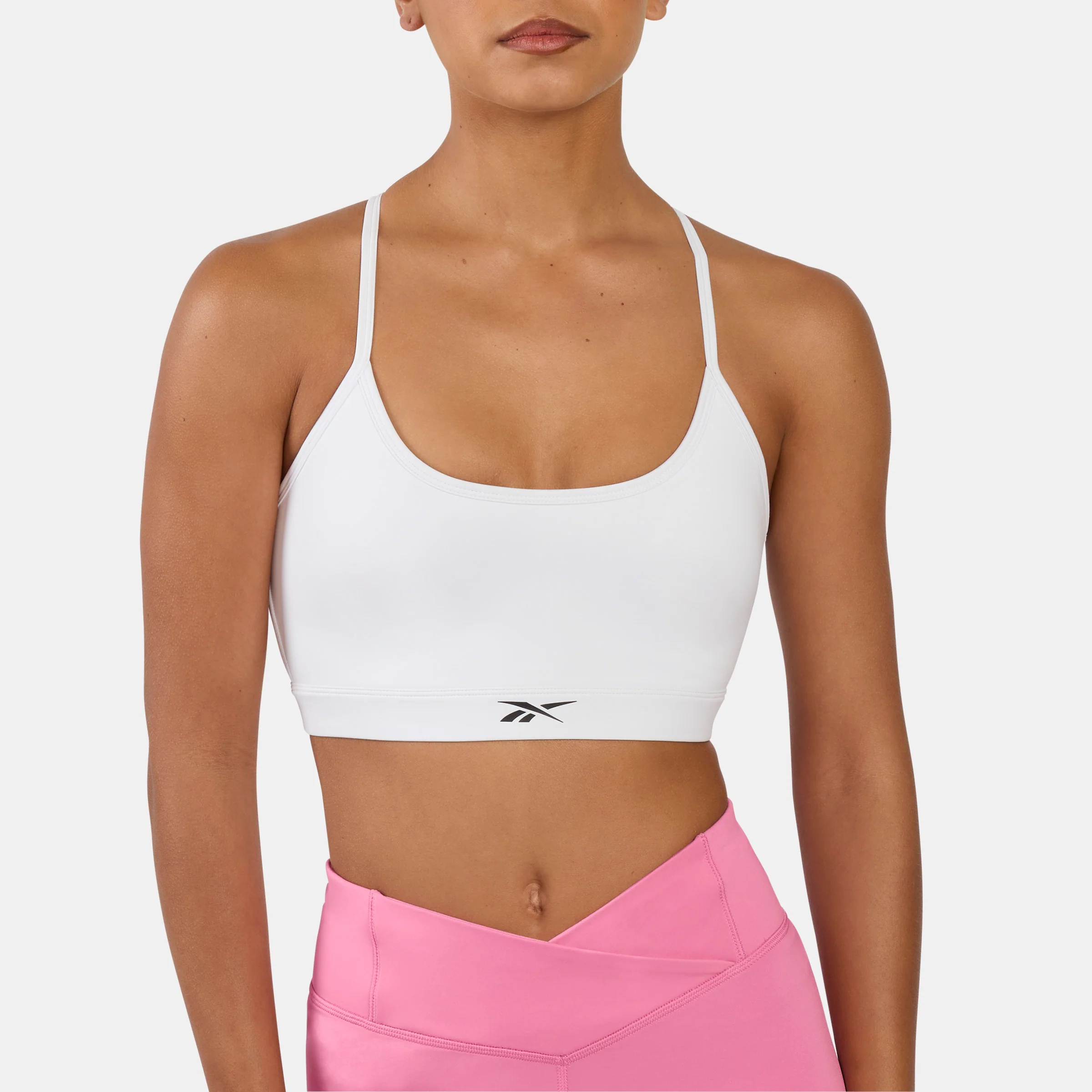 Kendal Core Strappy Bra White