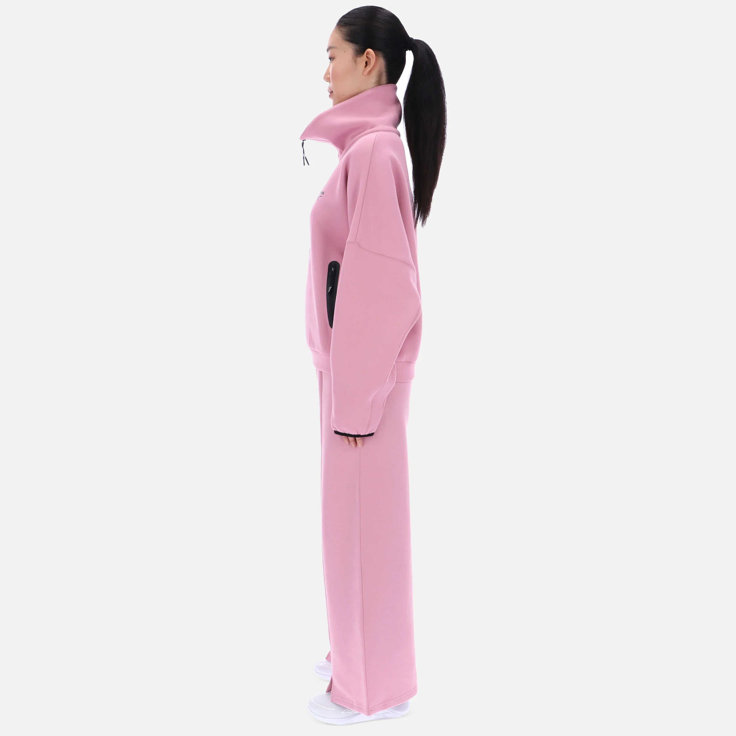 Kick Flare Jogger Dusty Rose - Image 4