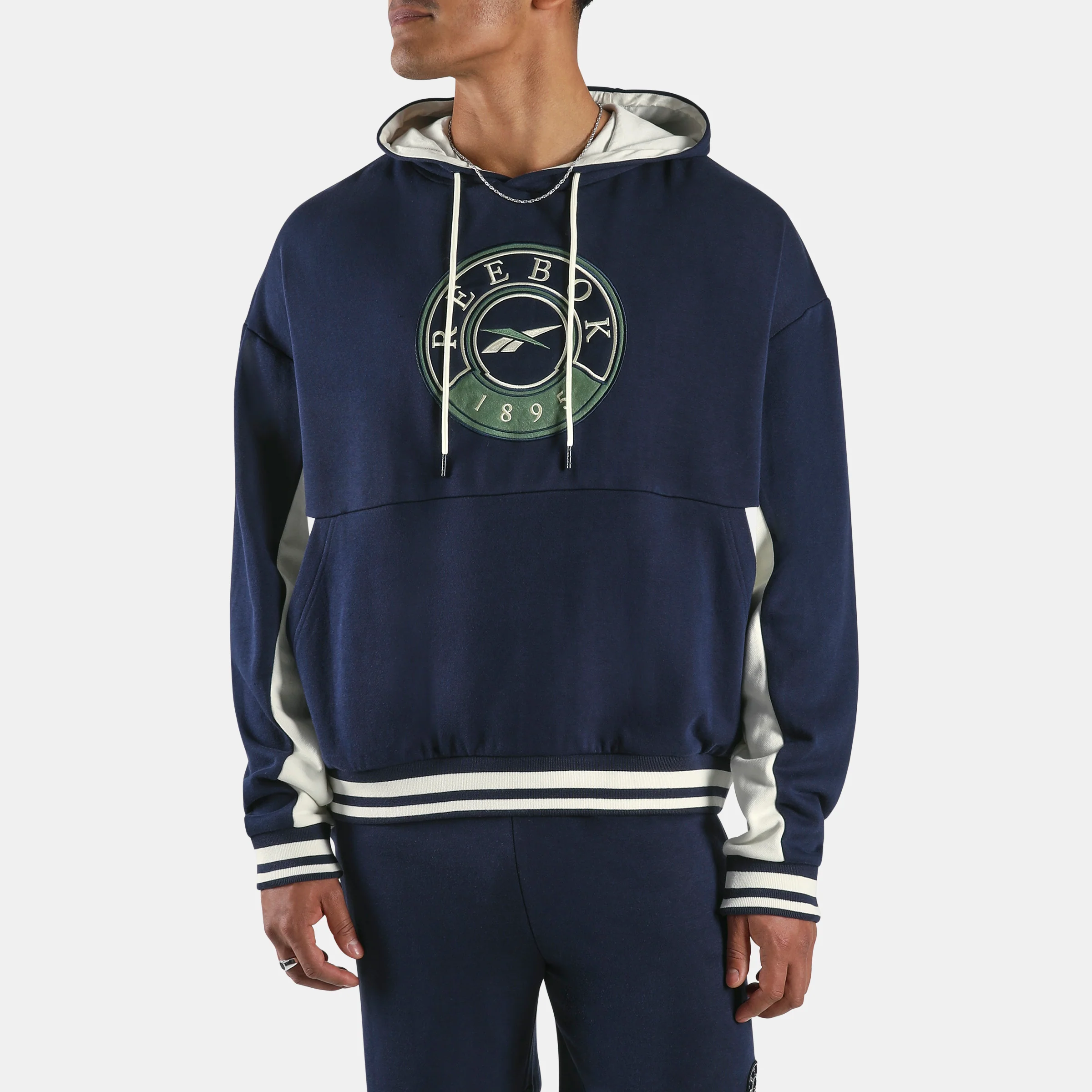 Lawn Club French Terry Hoodie Vector Navy