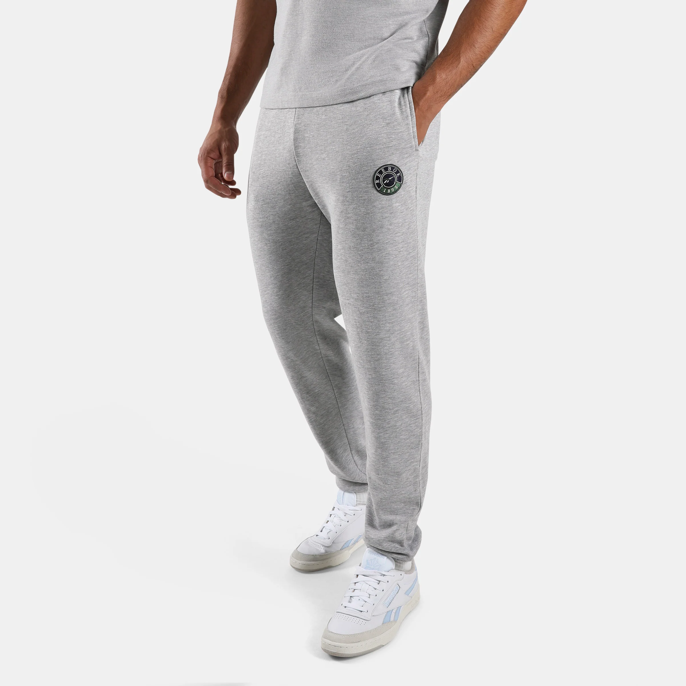 Lawn Club French Terry Jogger Athletic Grey Marl