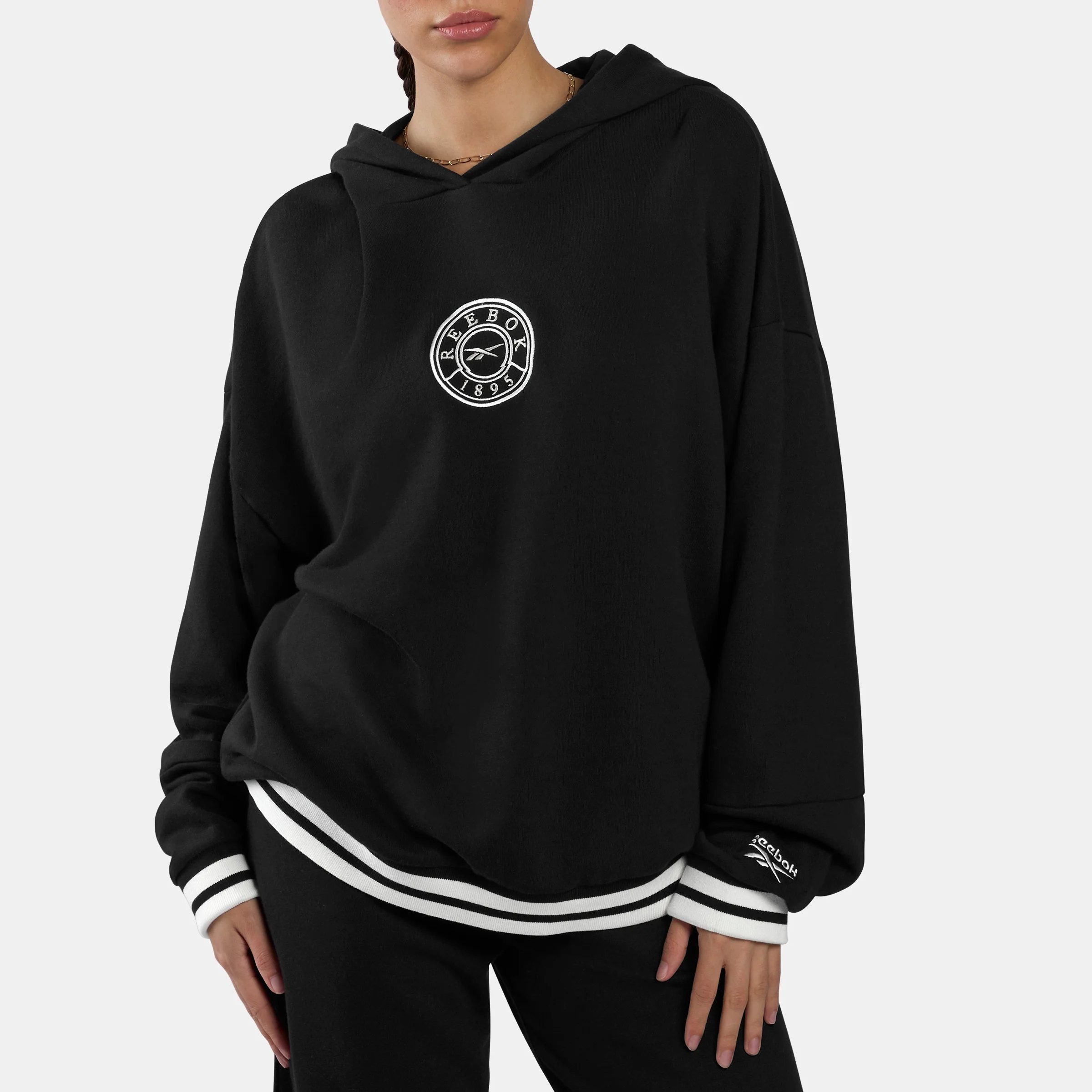 Lawn Club Oversized Hoodie Black