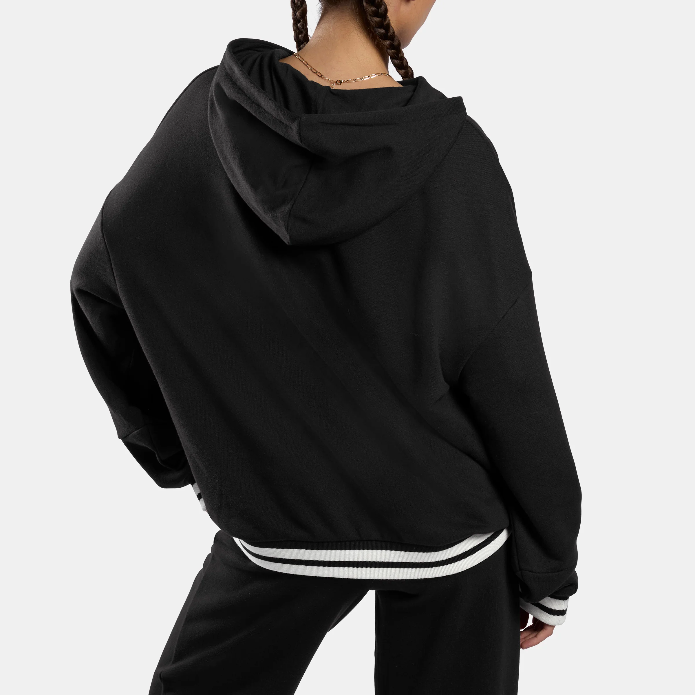 Lawn Club Oversized Hoodie Black - Image 3