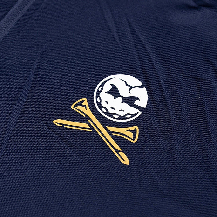 Ls 1/4 Zip W/Tipping Vector Navy - Image 2