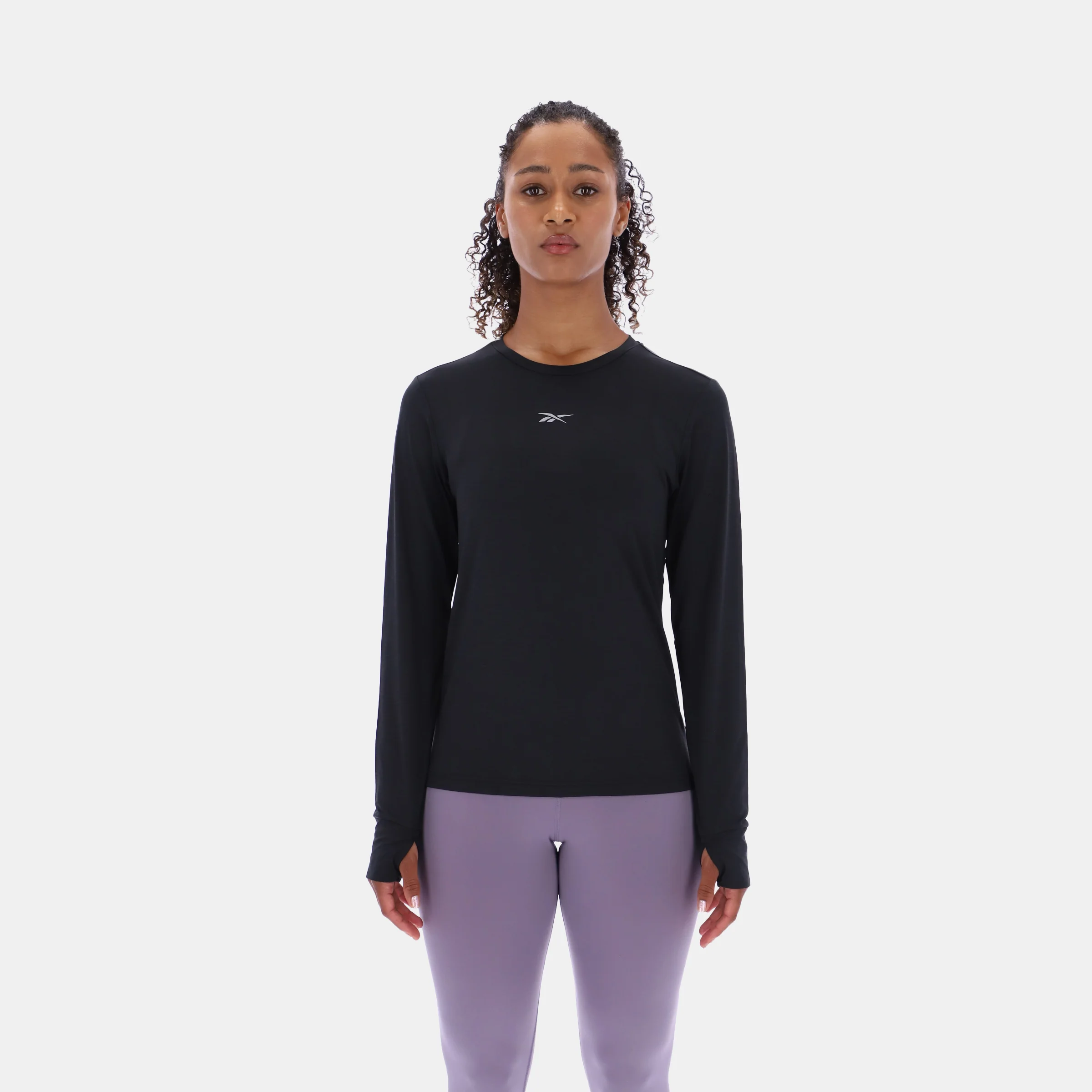 Long Sleeve Running Top Black