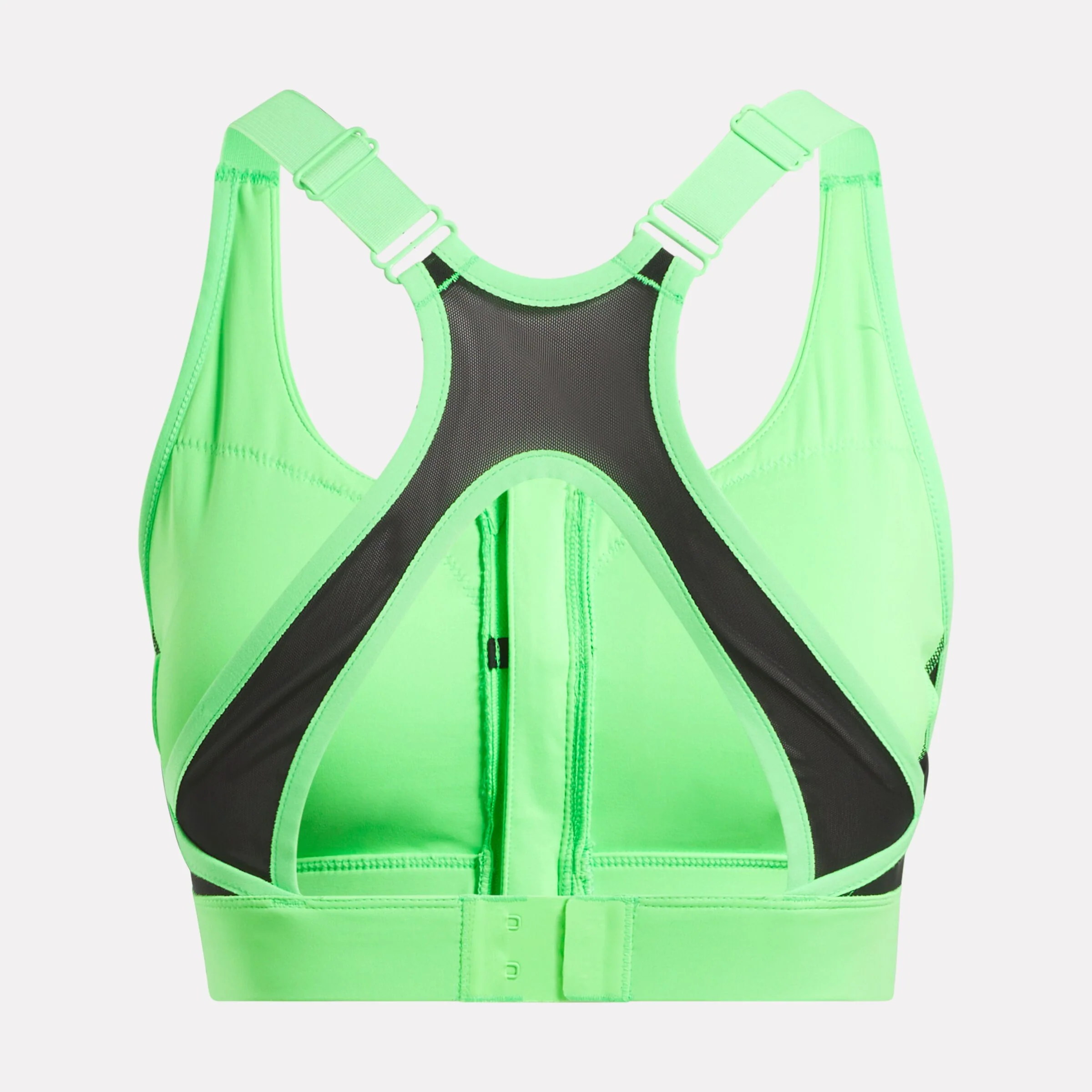 Lux Front-Zip High Impact Bra Solar Lime - Image 7