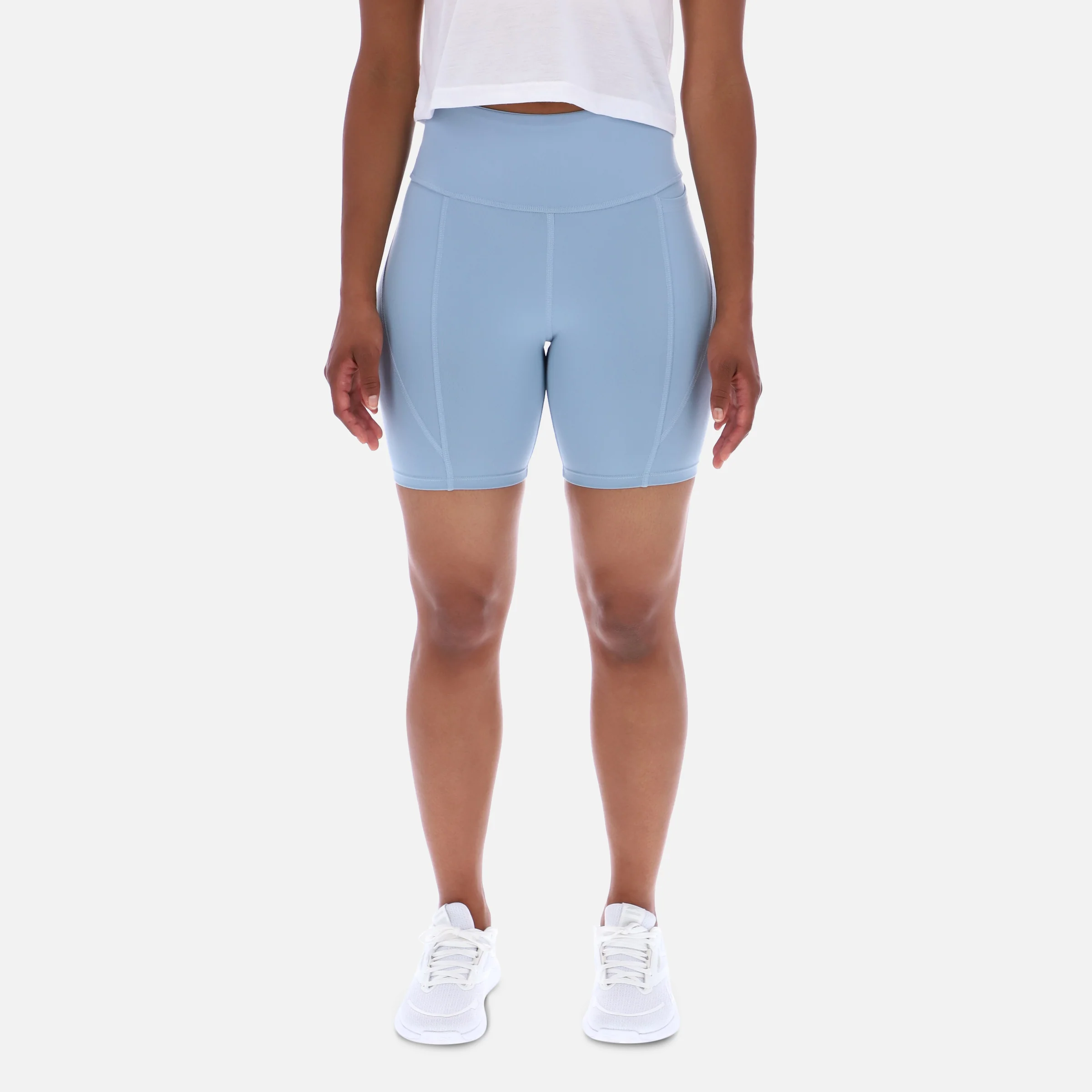 Lux High Rise Bike Short Leisure Blue
