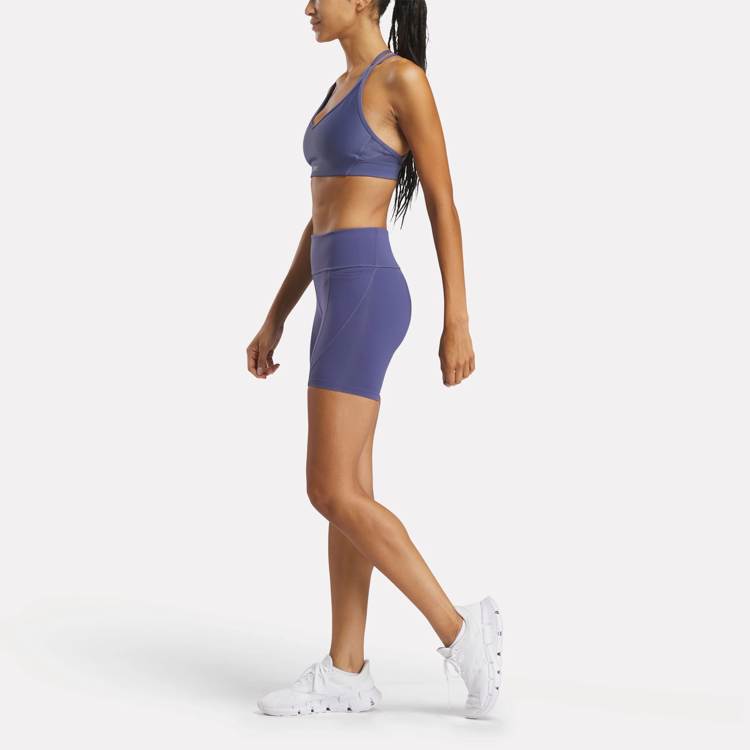 Lux High Rise Bike Short Twilight Purple - Image 2