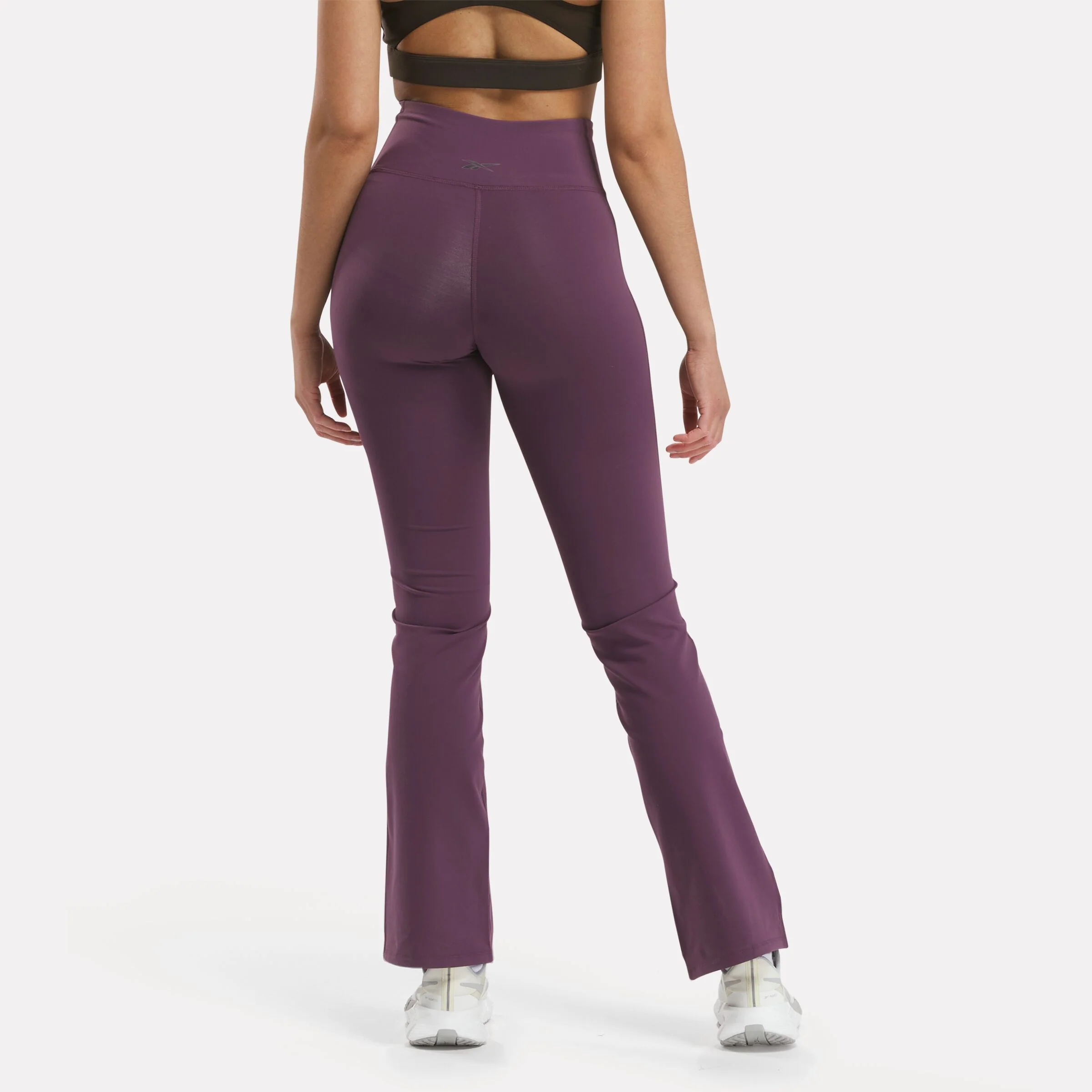 Lux High-Rise Mini-Flare Pants Midnight Plum - Image 3
