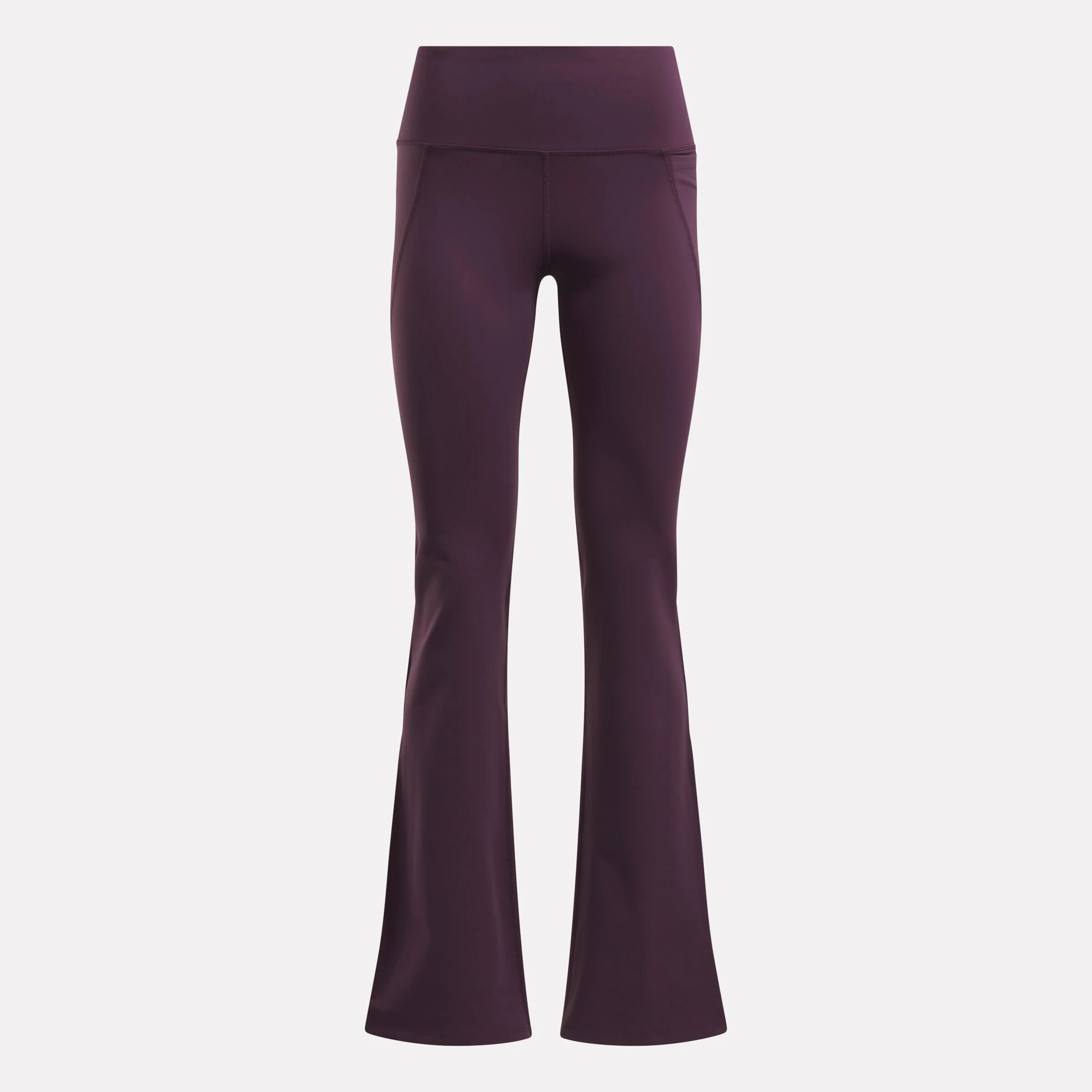 Lux High-Rise Mini-Flare Pants Midnight Plum - Image 6